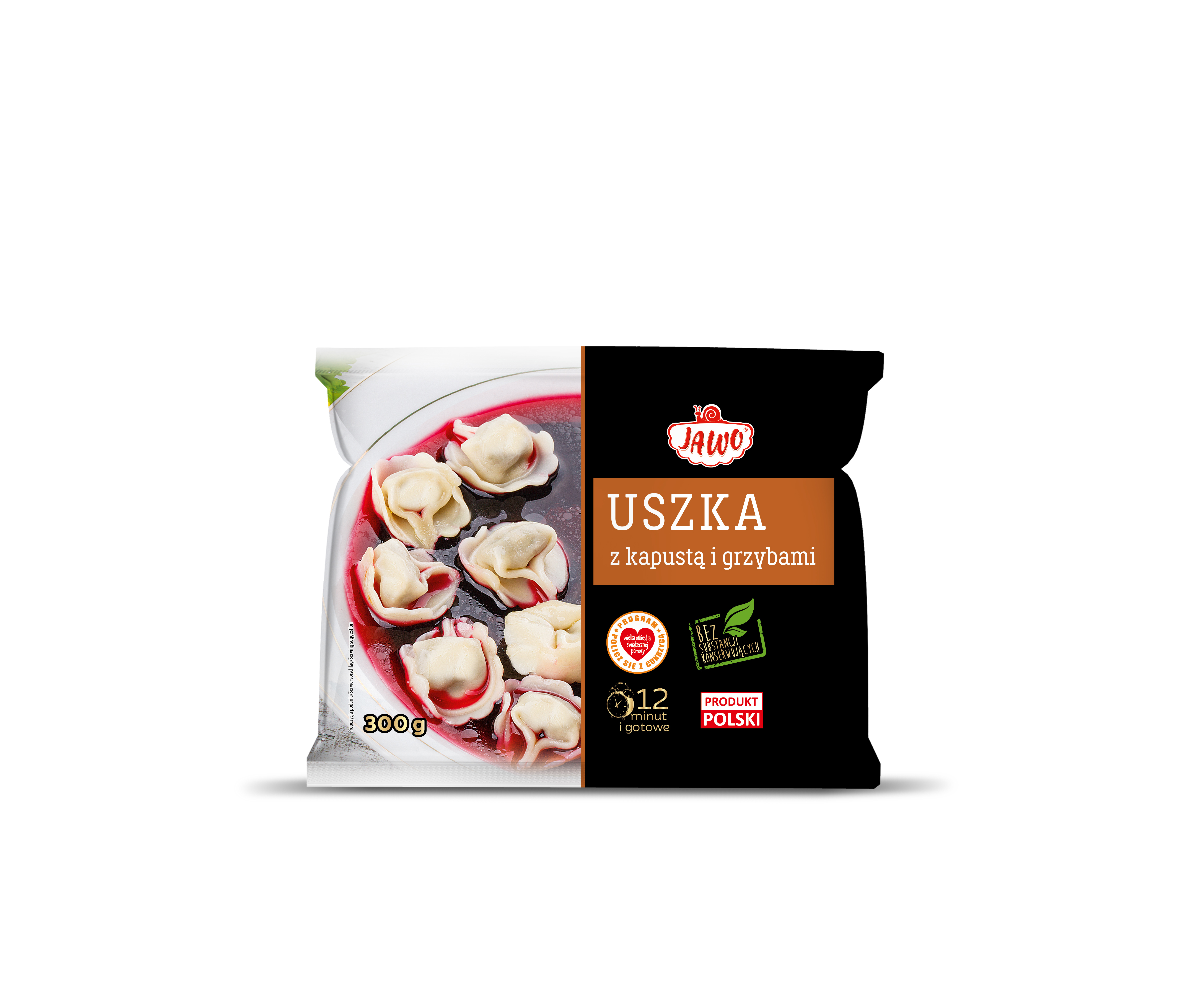 Jawo Uszka Z Kapustą I Grzybami 300G