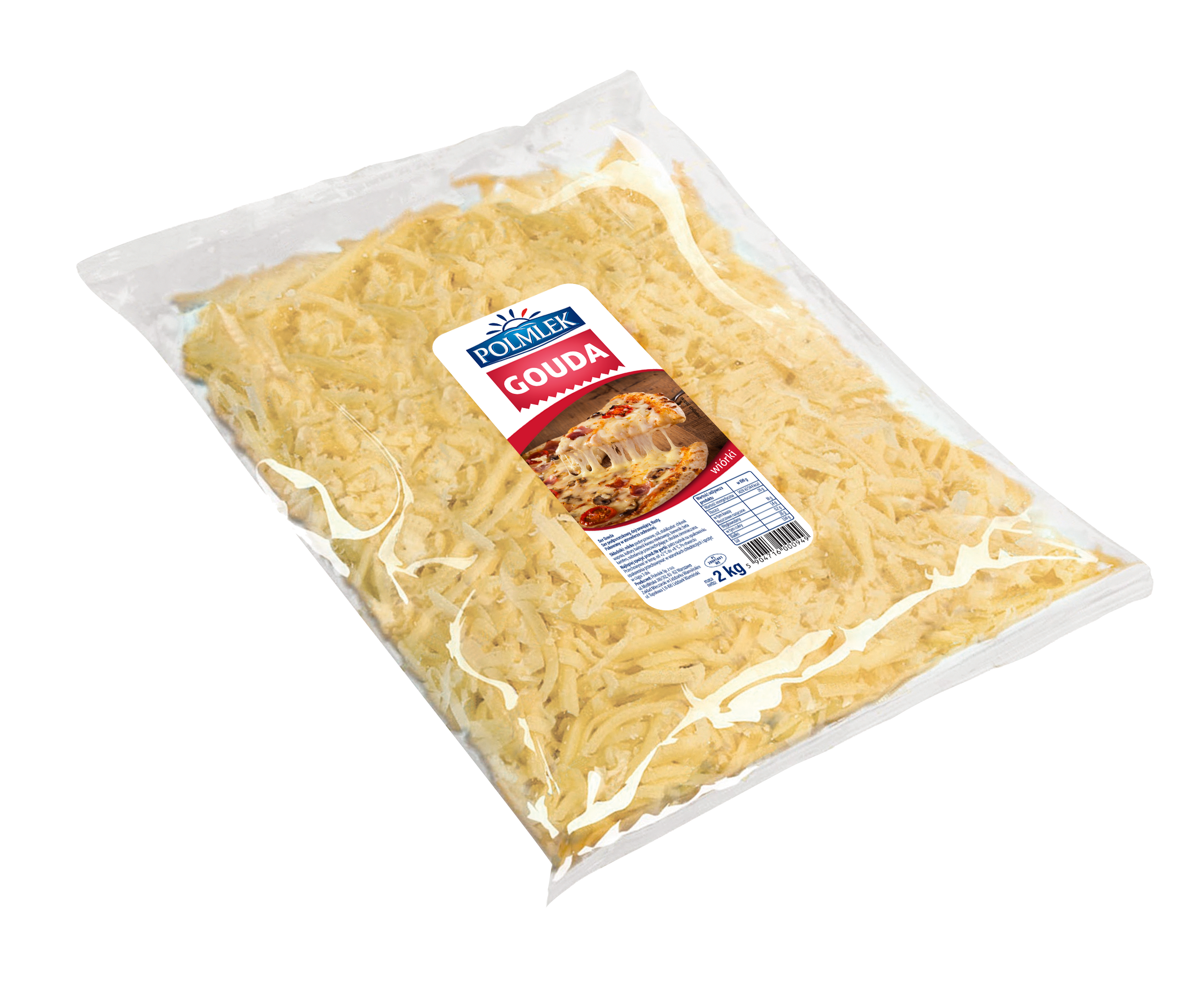 Polmlek Horeca Line Ser Gouda Wiórki 2 Kg