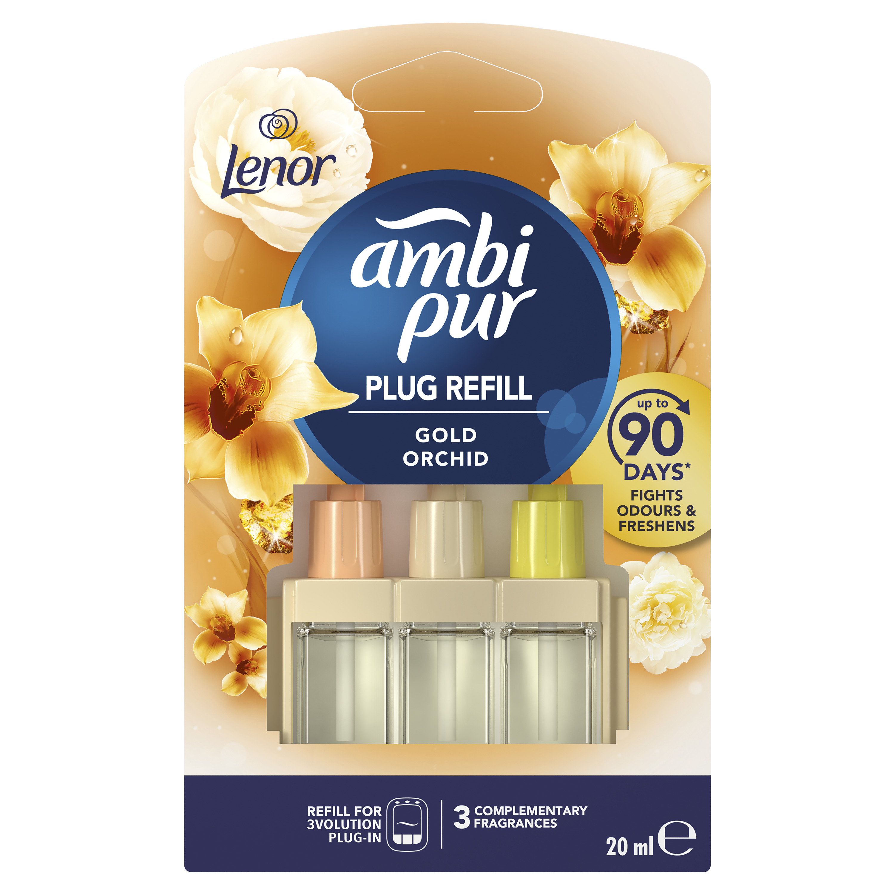 Ambi Pur 3Volution Gold Orchid Wkład Do Elektrycznego Odświeżacza Powietrza 20Ml