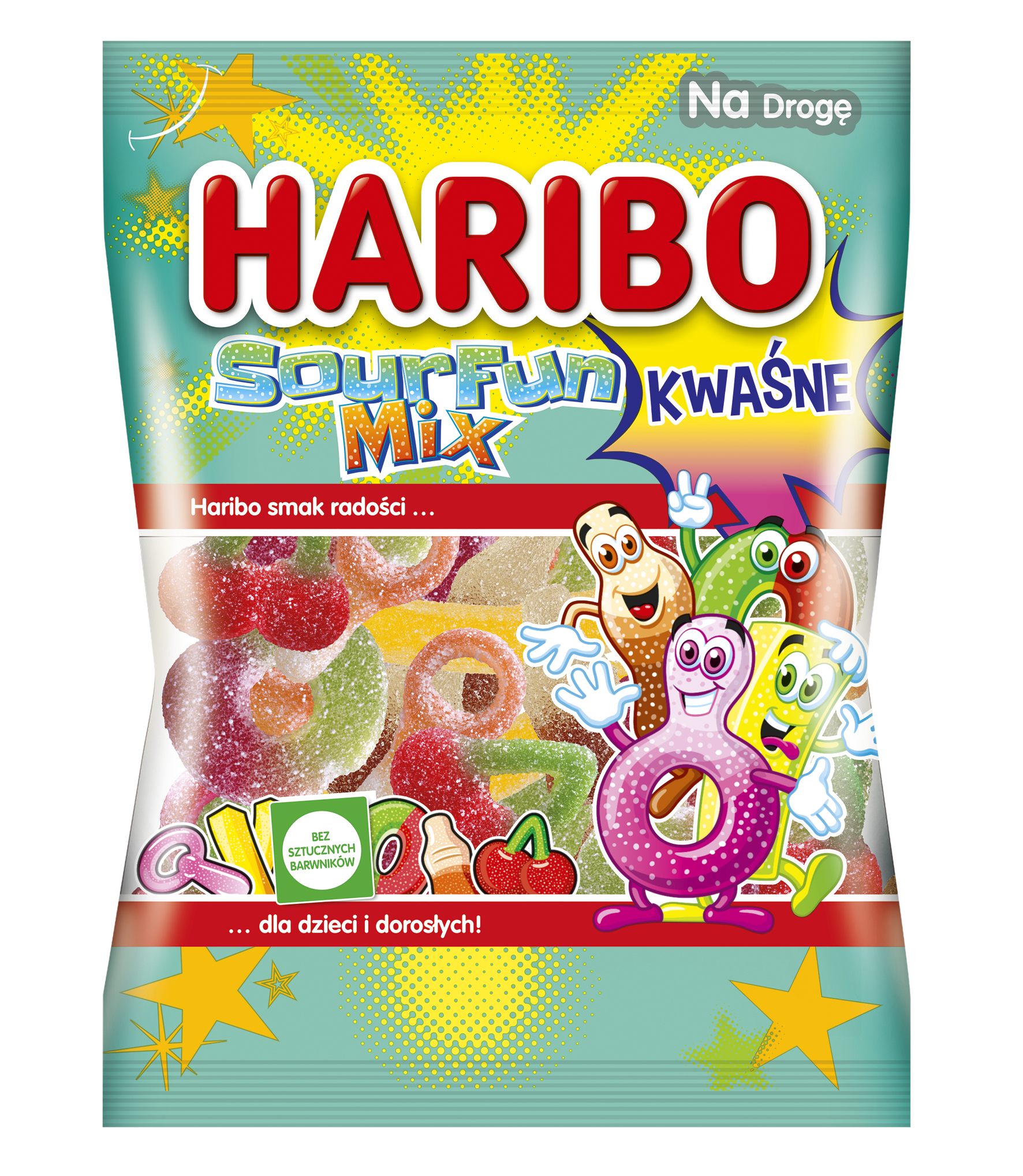 Haribo Sourfun Mix Kwaśne 160G