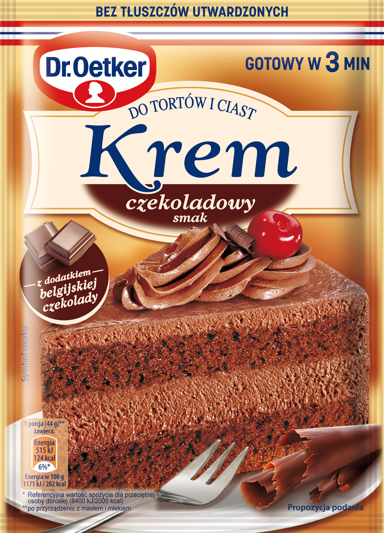 Dr. Oetker Krem Do Tortów I Ciast Smak Czekoladowy 127 G