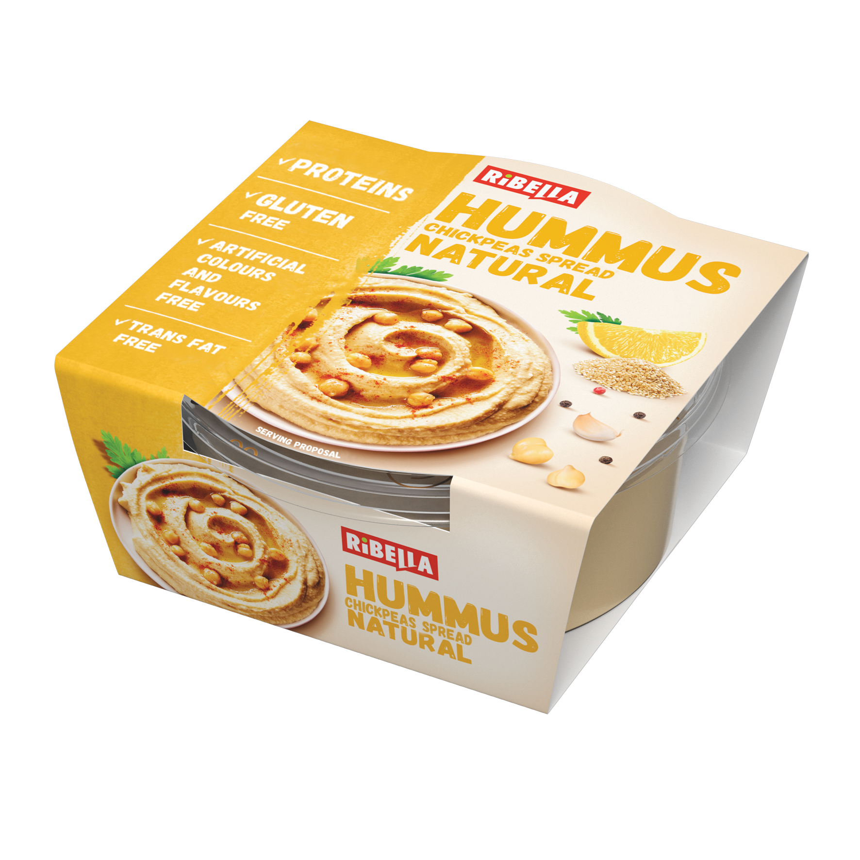 Ribella Hummus Naturalny 200G