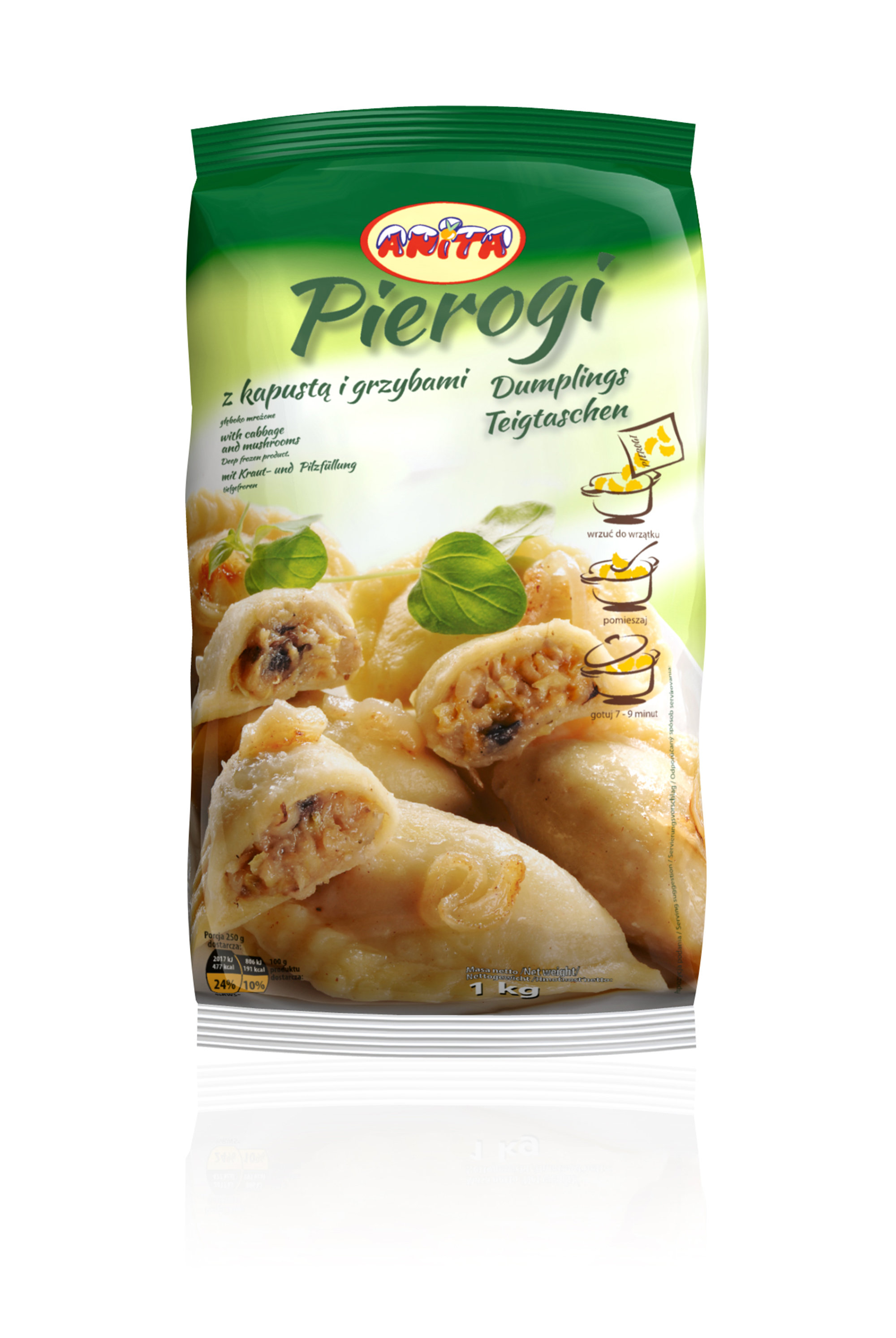 Anita Pierogi Z Kapustą I Grzybami 1 Kg