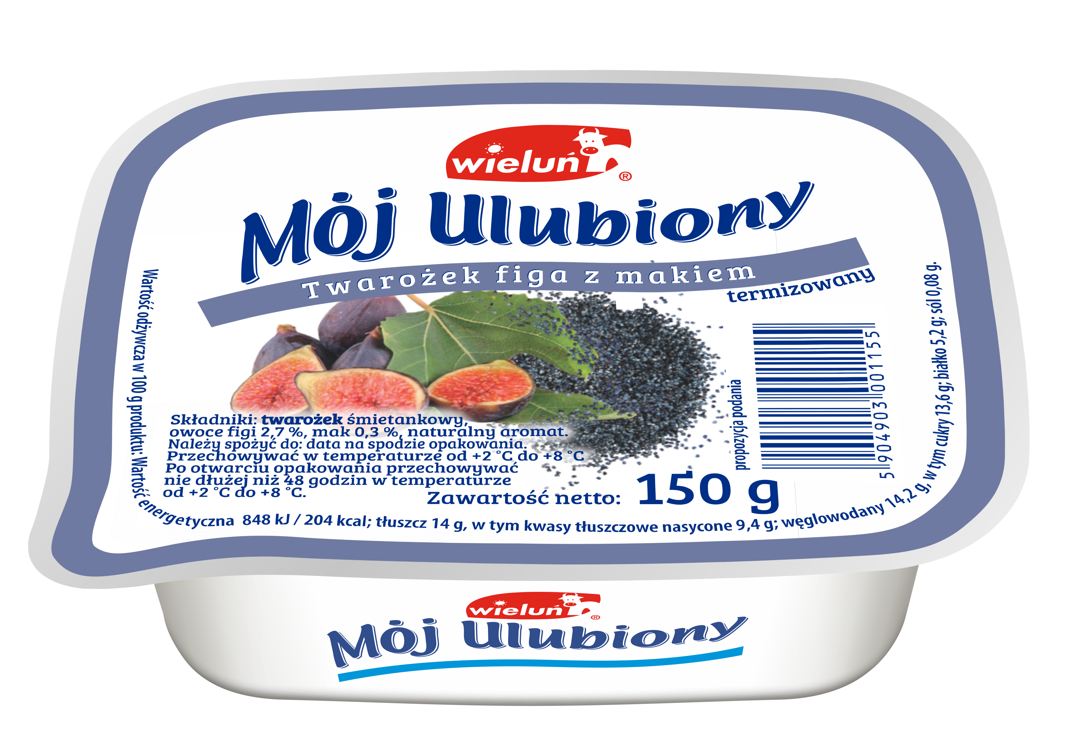 Twarożek Mój Ulubiony Figa Z Makiem 150 G