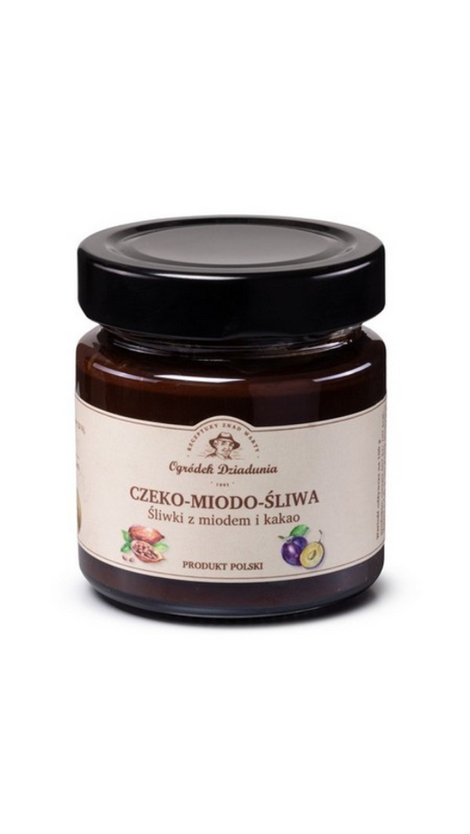 Konfitura Ze Śliwek, Miodu I Kakao - Czeko-Miodo-Śliwa 210G Ogródek Dziadunia