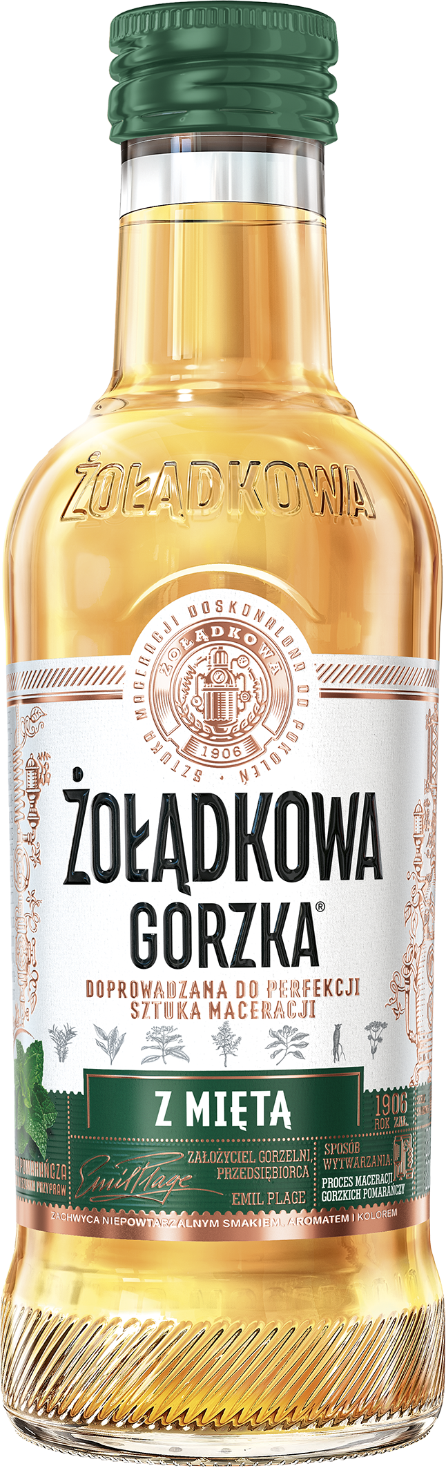 Żołądkowa Gorzka Z Miętą 200Ml 28%
