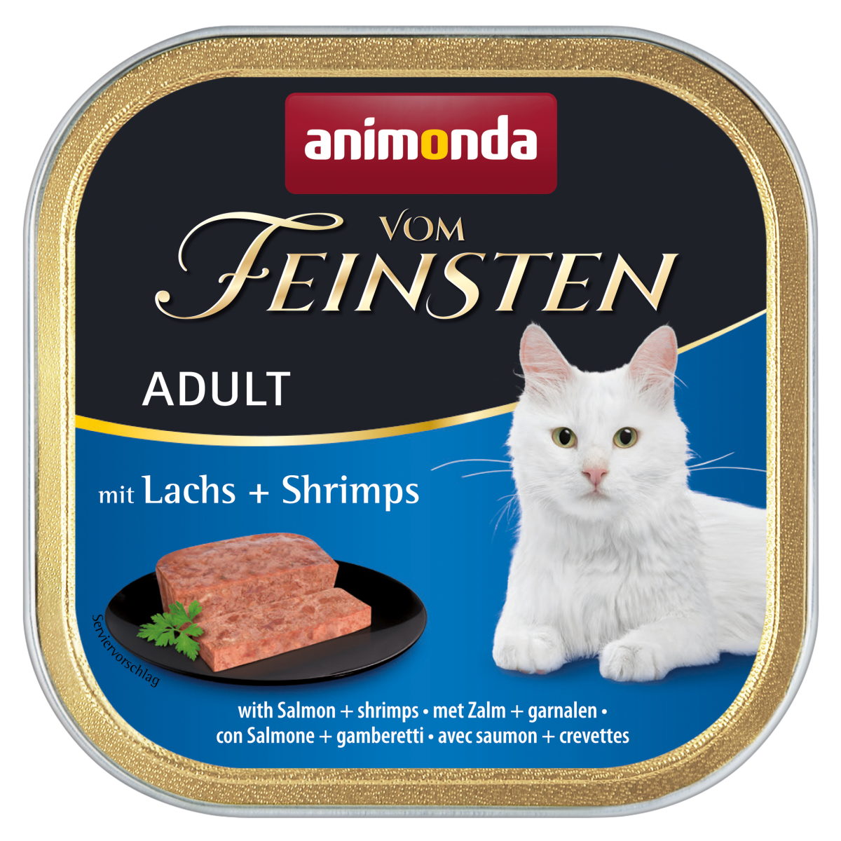 Animonda Vom Feinsten Adult "Dorosły Kot" Łosoś I Krewetki 100G