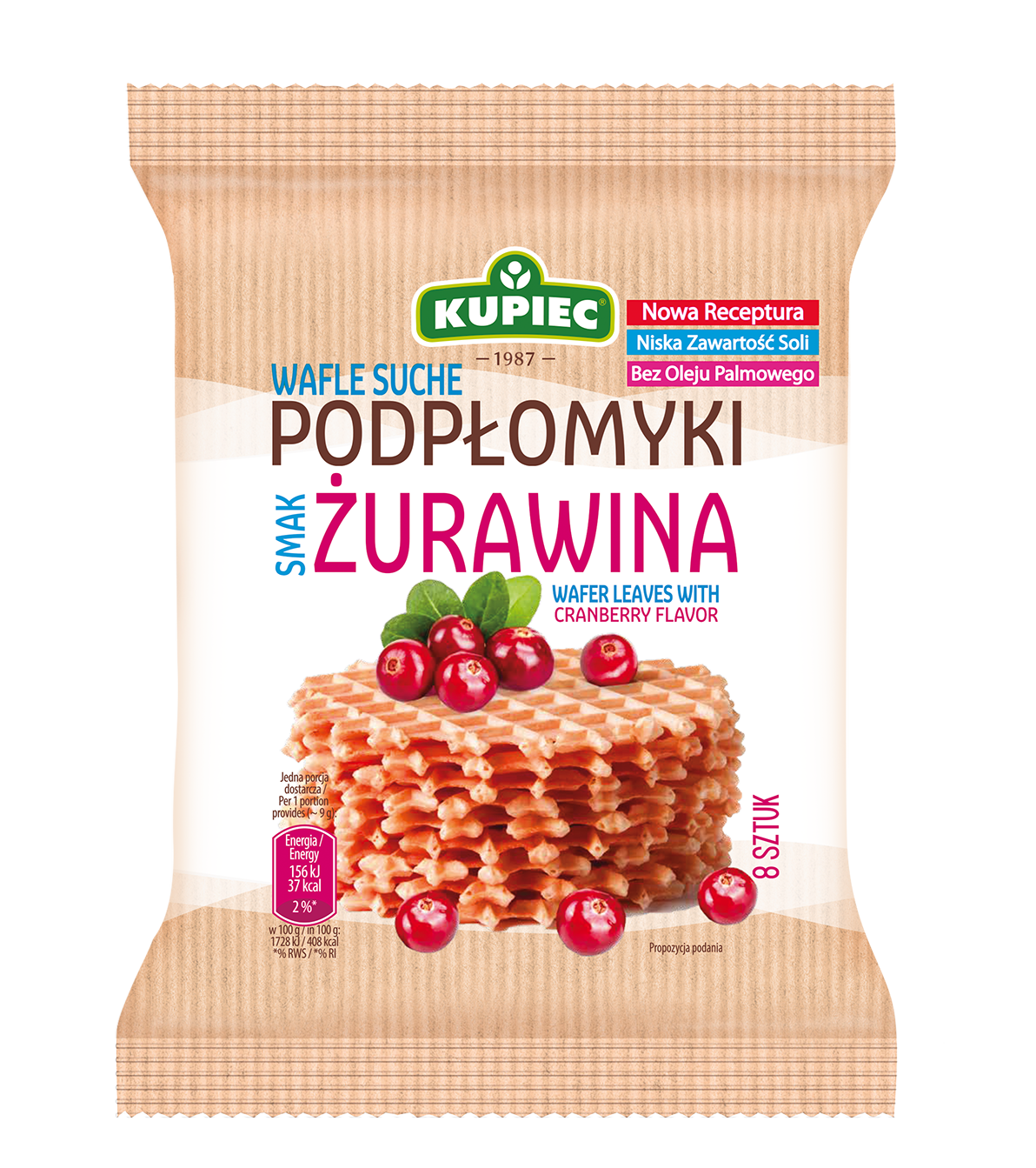 Podpłomyki Żurawinowe 70G Kupiec
