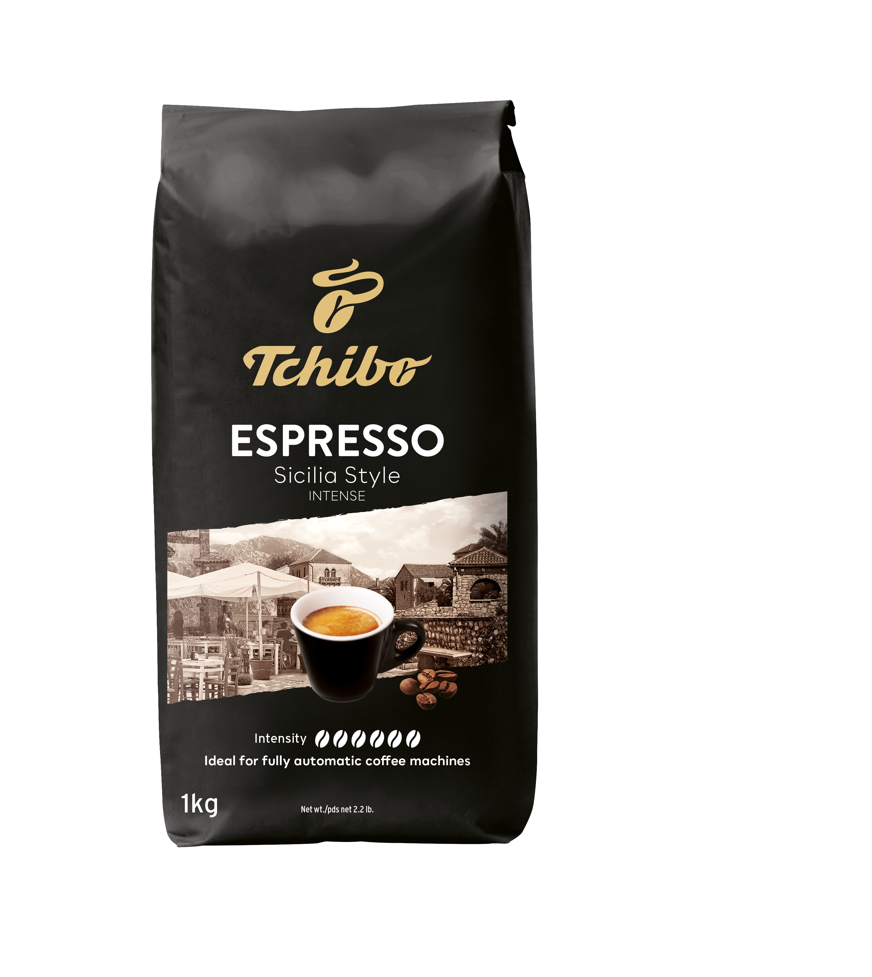 Kawa Tchibo Espresso Sicilia Style Intense Roast 1000G Ziarnista