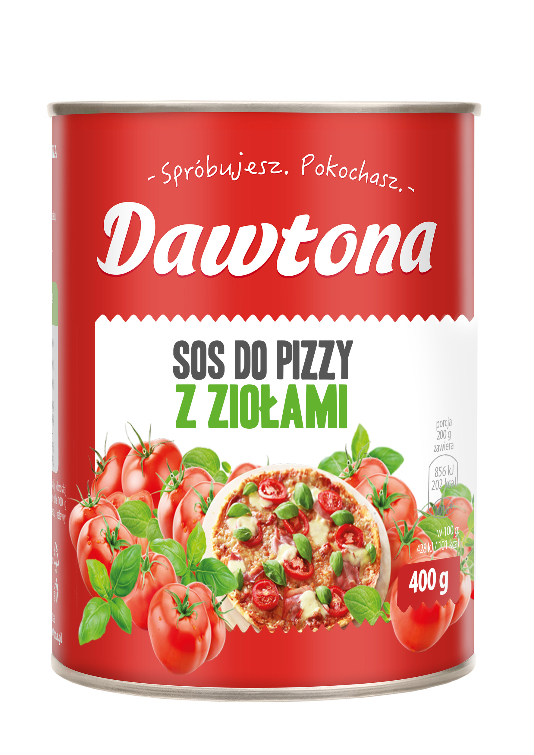 Sos Do Pizzy Z Ziołami 400G Dawtona