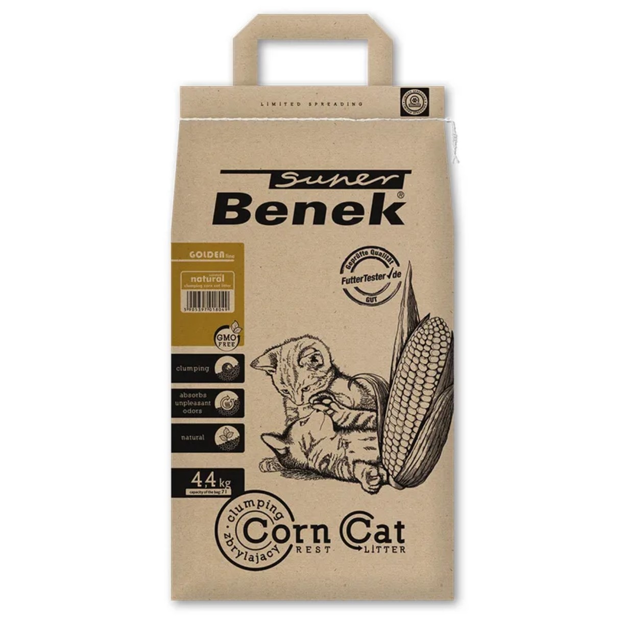 Super Benek Corn Cat Classic Naturalny 7L