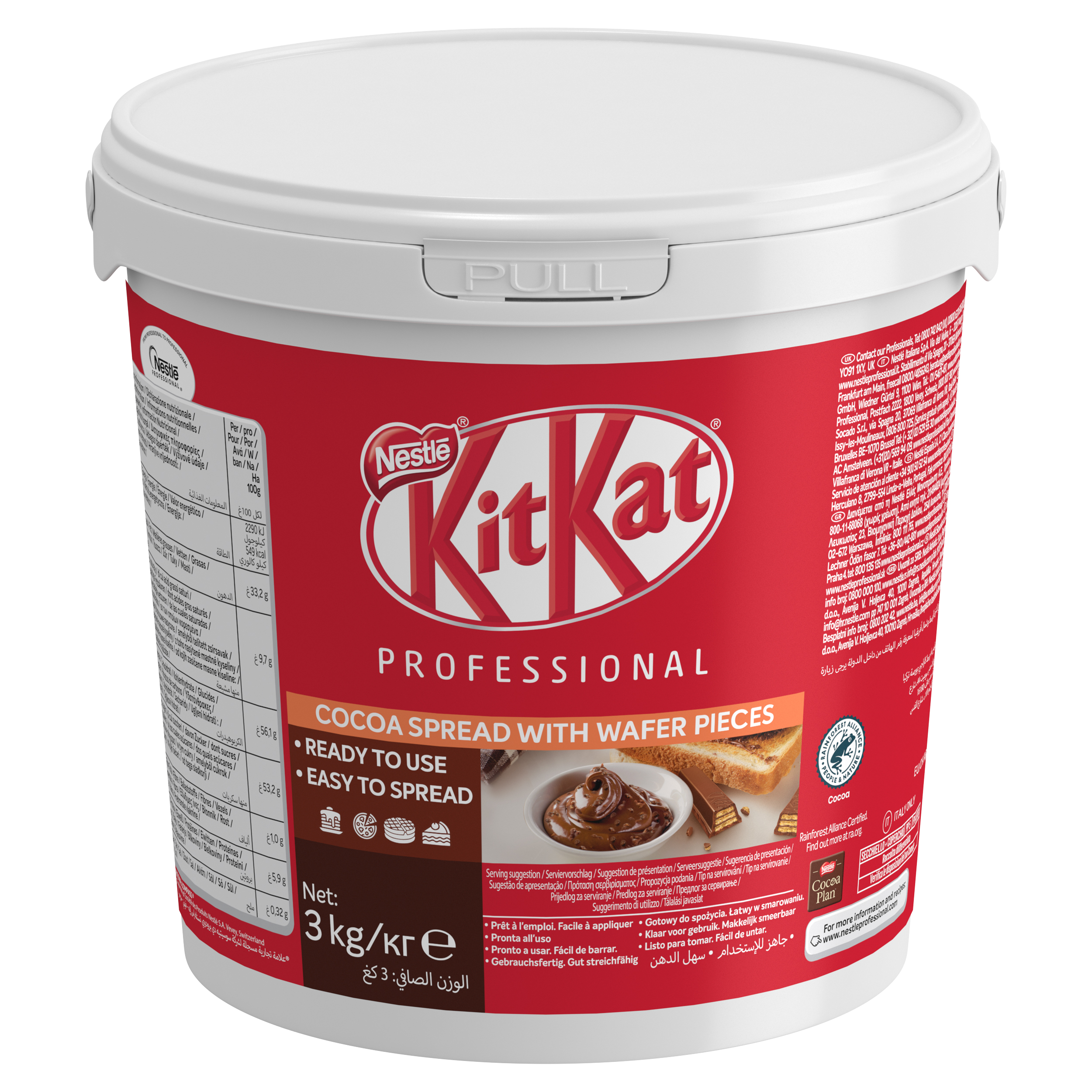 Kitkat Professional Spread Cocoa 3Kg