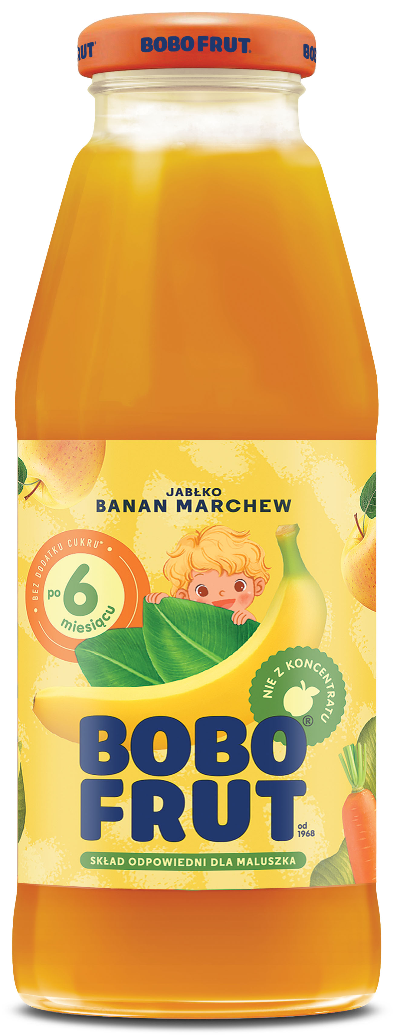 Bobo Frut Nektar Jabłko Banan Marchewka 300 Ml Po 6 Miesiącu