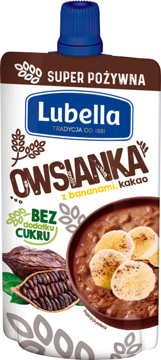 Lubella Owsianka Z Bananami I Kakao 100 G