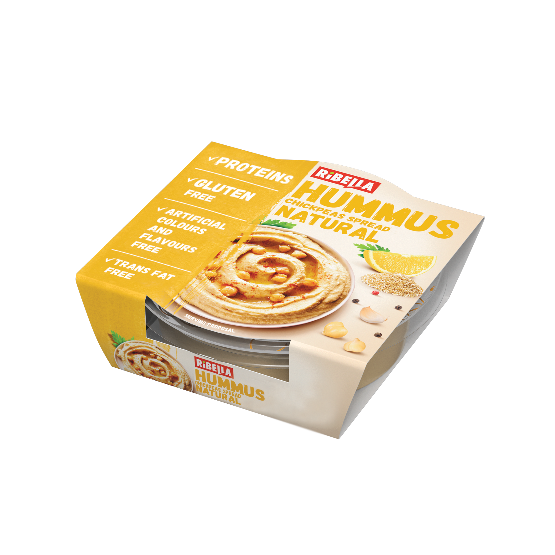 Ribella Hummus Naturalny 80G