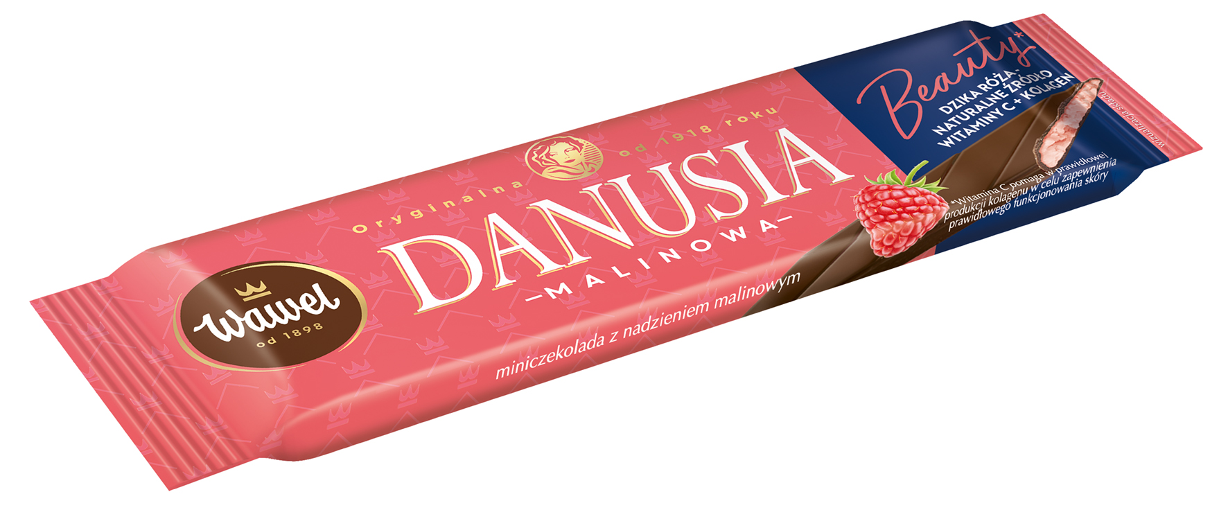 Wawel Miniczekolada Danusia Malinowa 39G