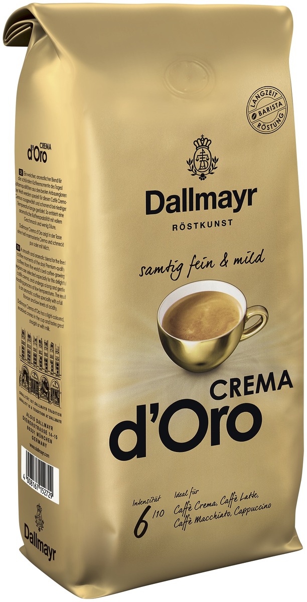 Kawa Ziarnista Dallmayr Crema D'Oro 1000G