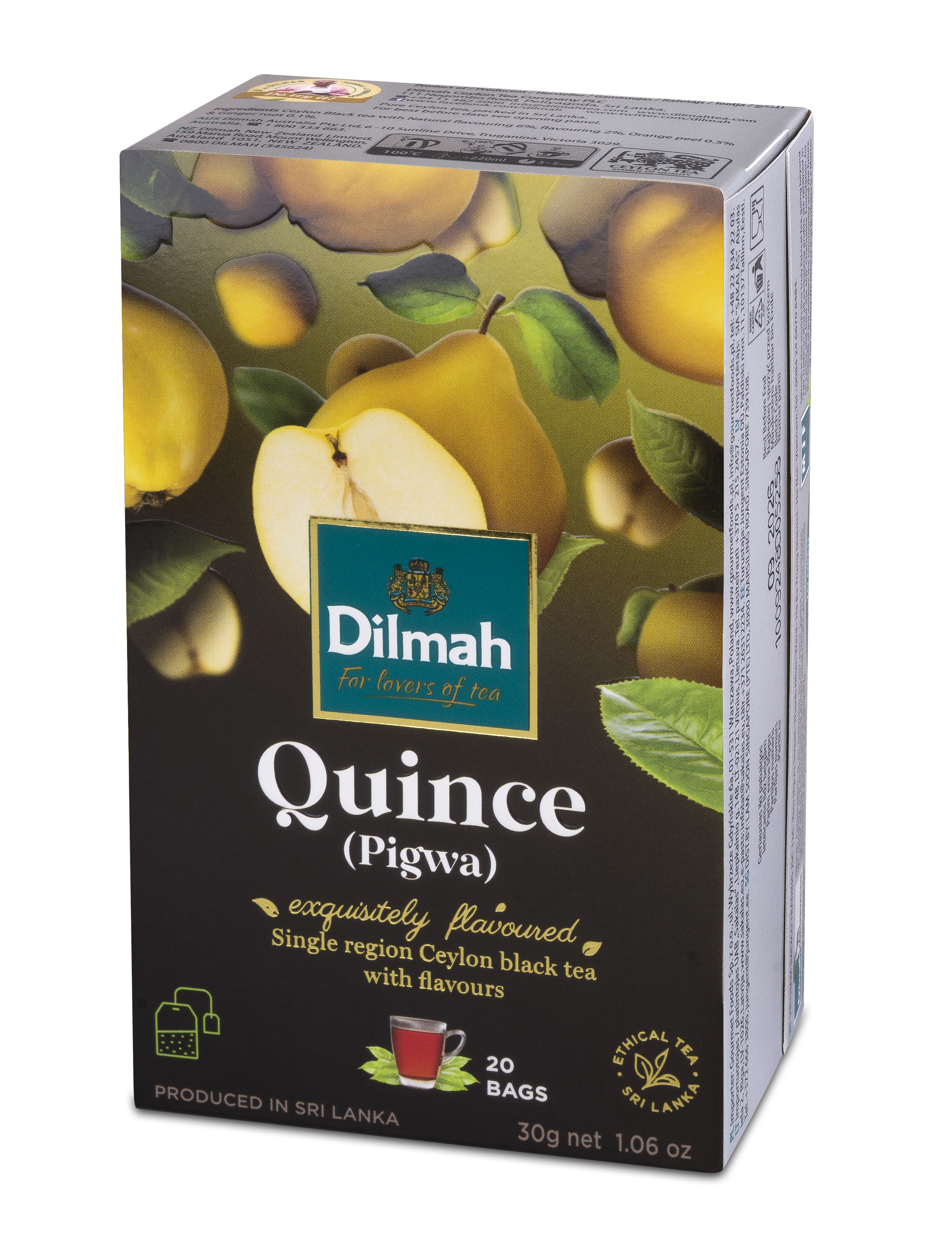 Dilmah Quince Flavoured Ceylon Black Tea 20X1,5 G