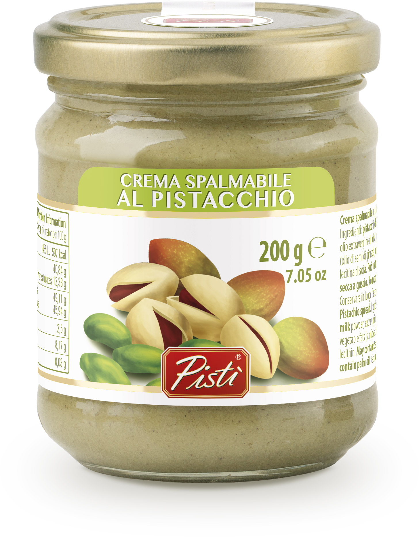 Pisti Krem Pistacjowy 45% 200 G