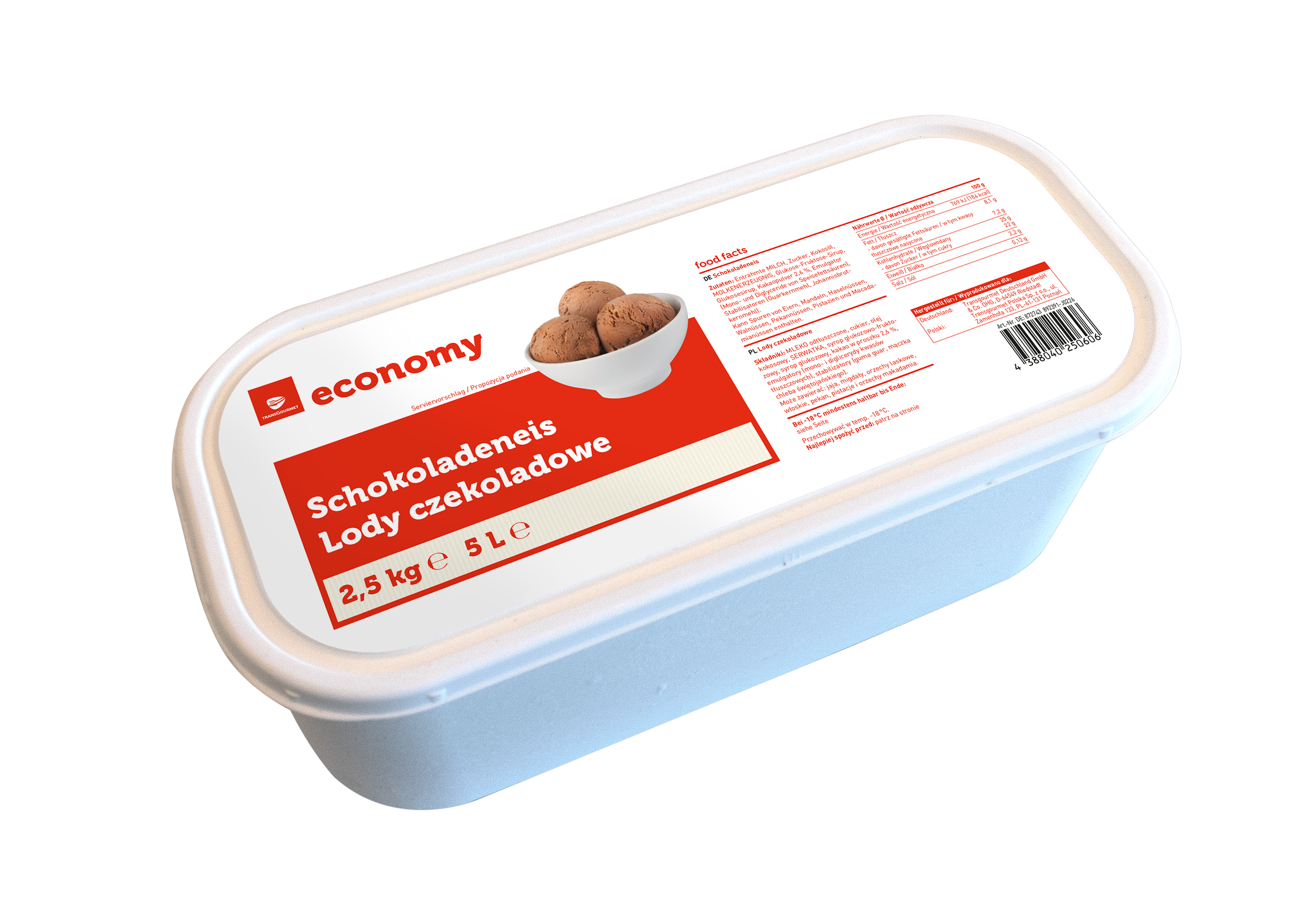 Tge Lody Czekoladowe 5L