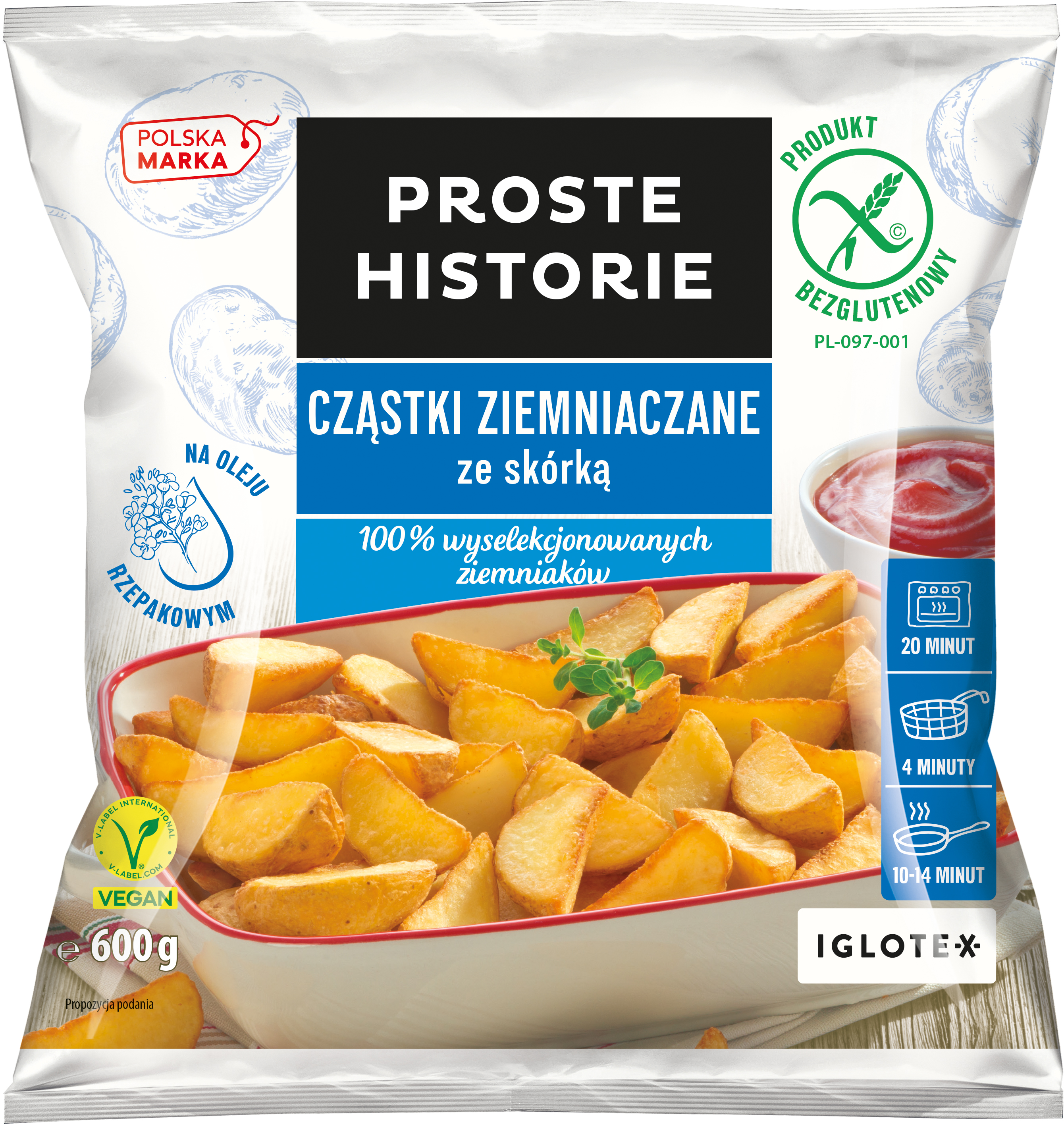 Proste Historie - Cząstki Ziemniaczane Ze Skórką 600G