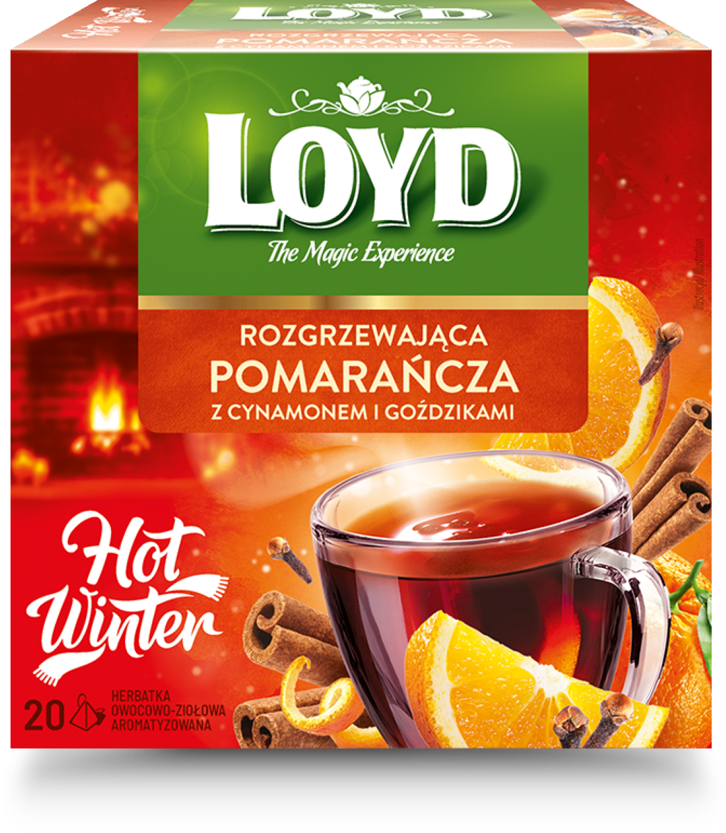 Loyd Herbatka Rozgrzewająca Pomarańcza Z Cynamonem I Goździkami (20 X 2 G)