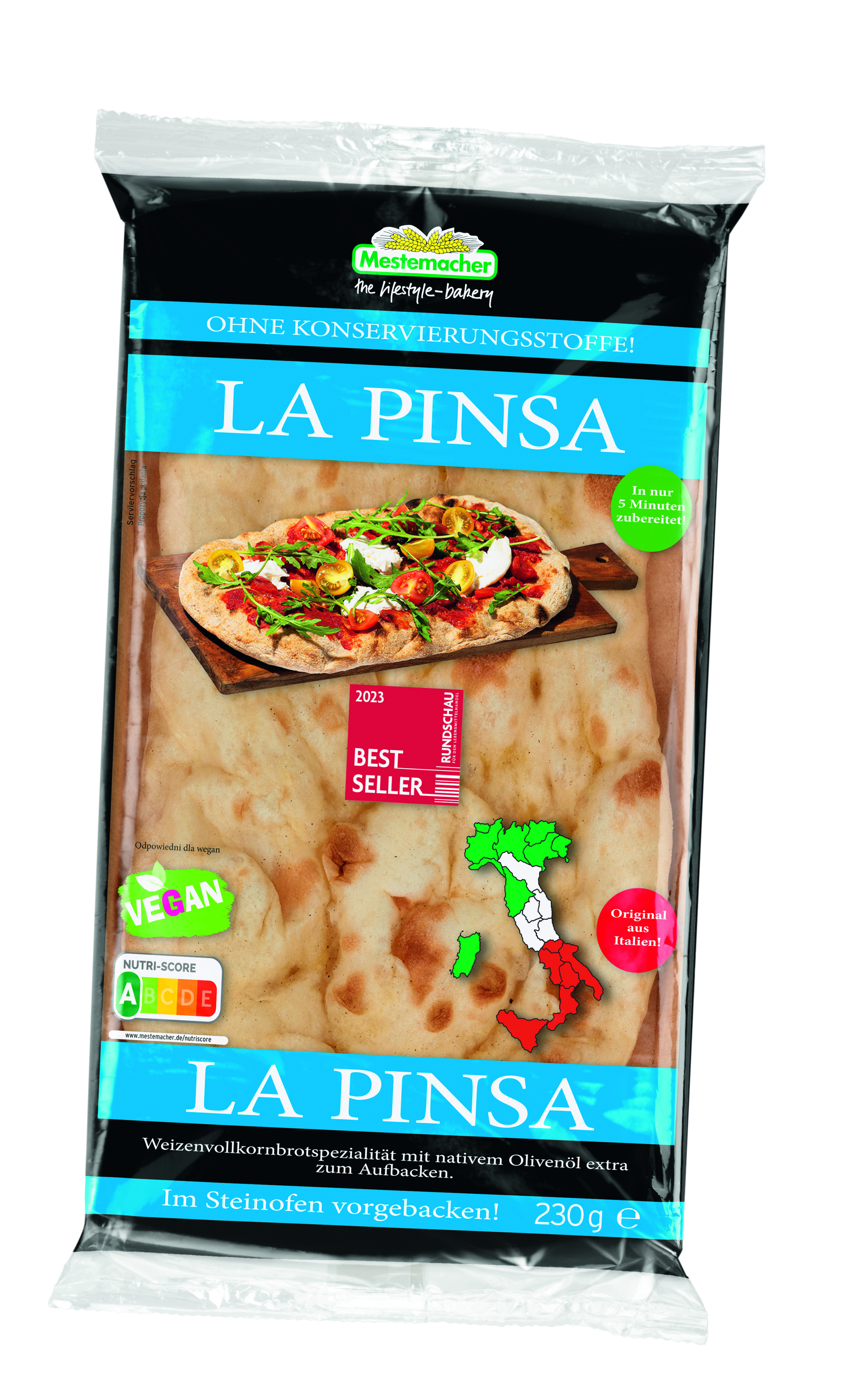 La Pinsa Pełnoziarnista Mestemacher 230 G