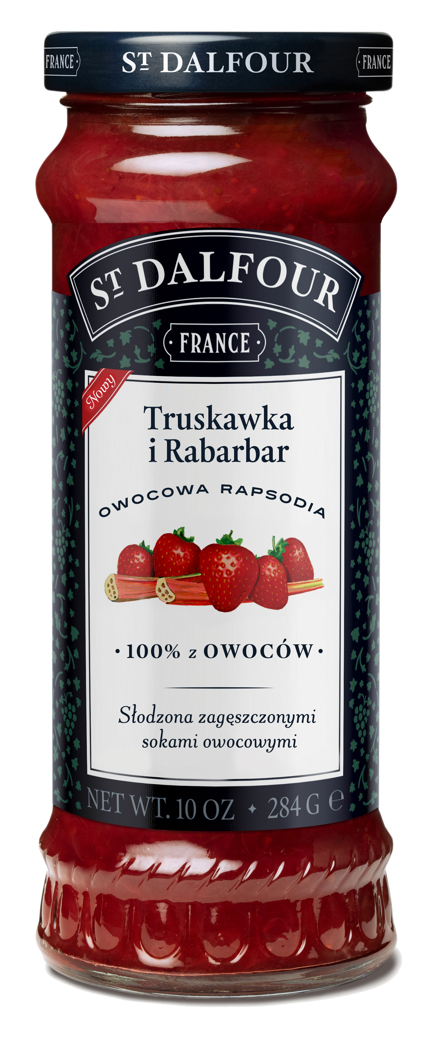 St.Dalfour - Owocowa Rapsodia Truskawka Rabarbar 284 G