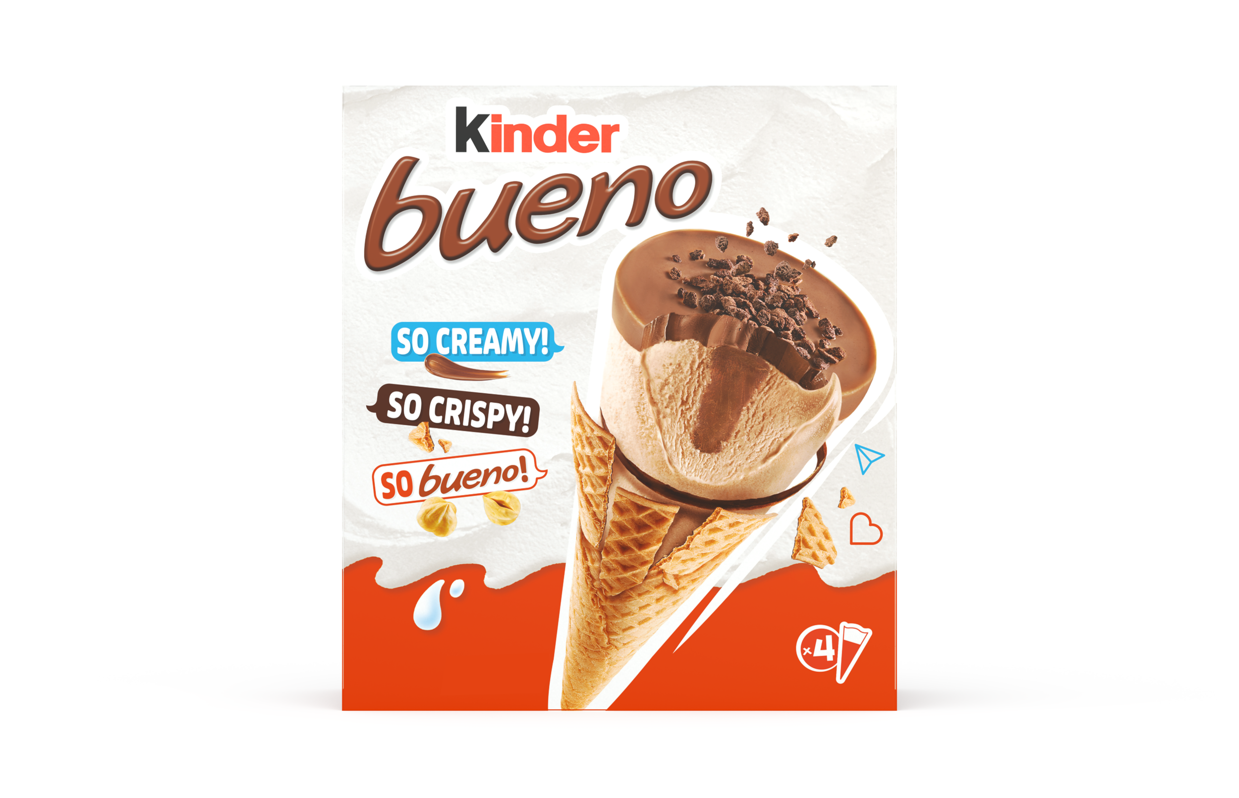 Lody Kinder Bueno Ice Cream 4 X 90Ml