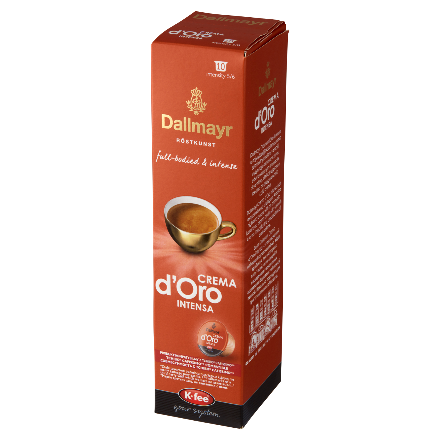 Dallmayr Crema D'Oro Intenso Kawa W Kapsułkach 78G