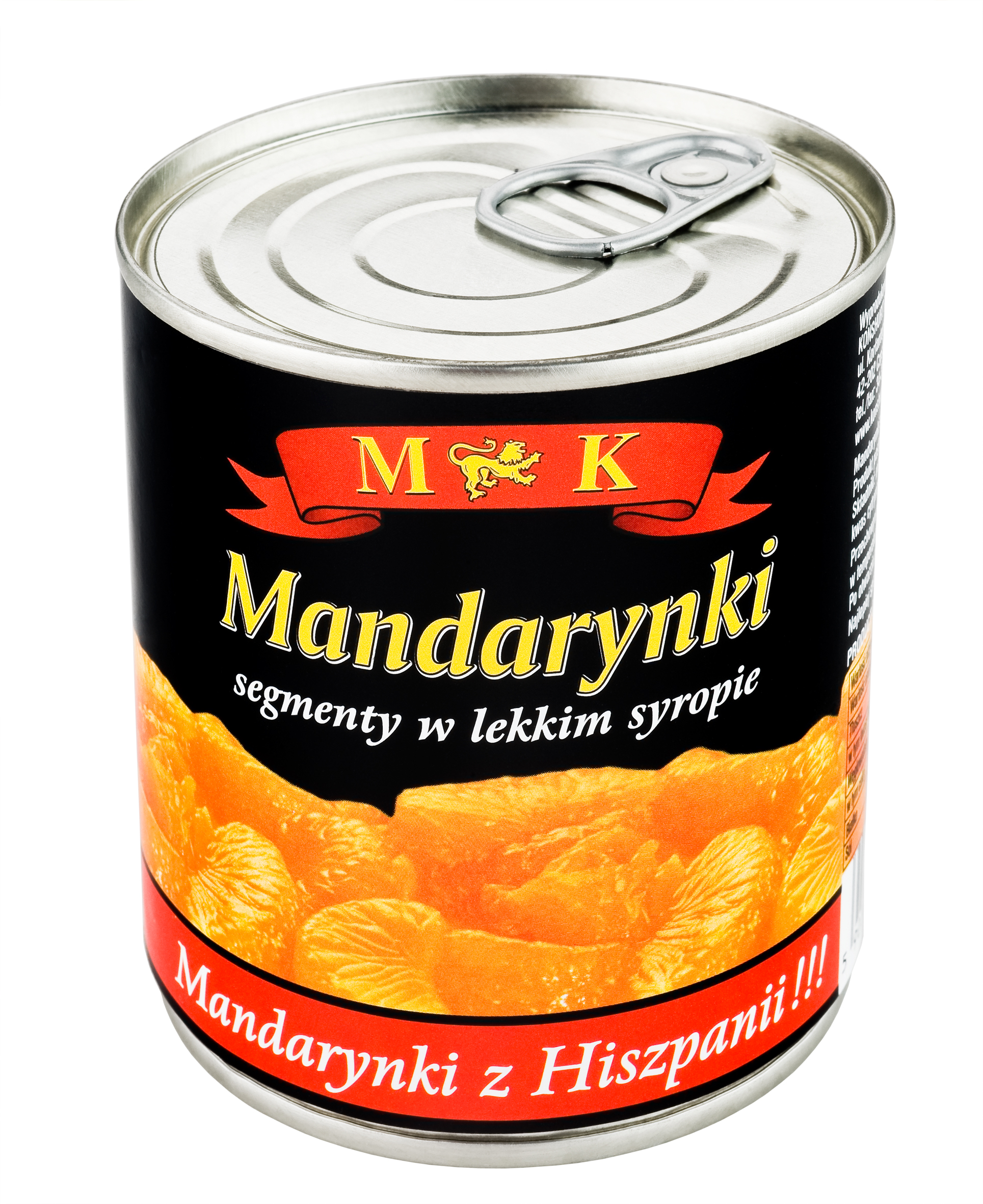 Mk Mandarynki Segmenty W Lekkim Syropie 312G