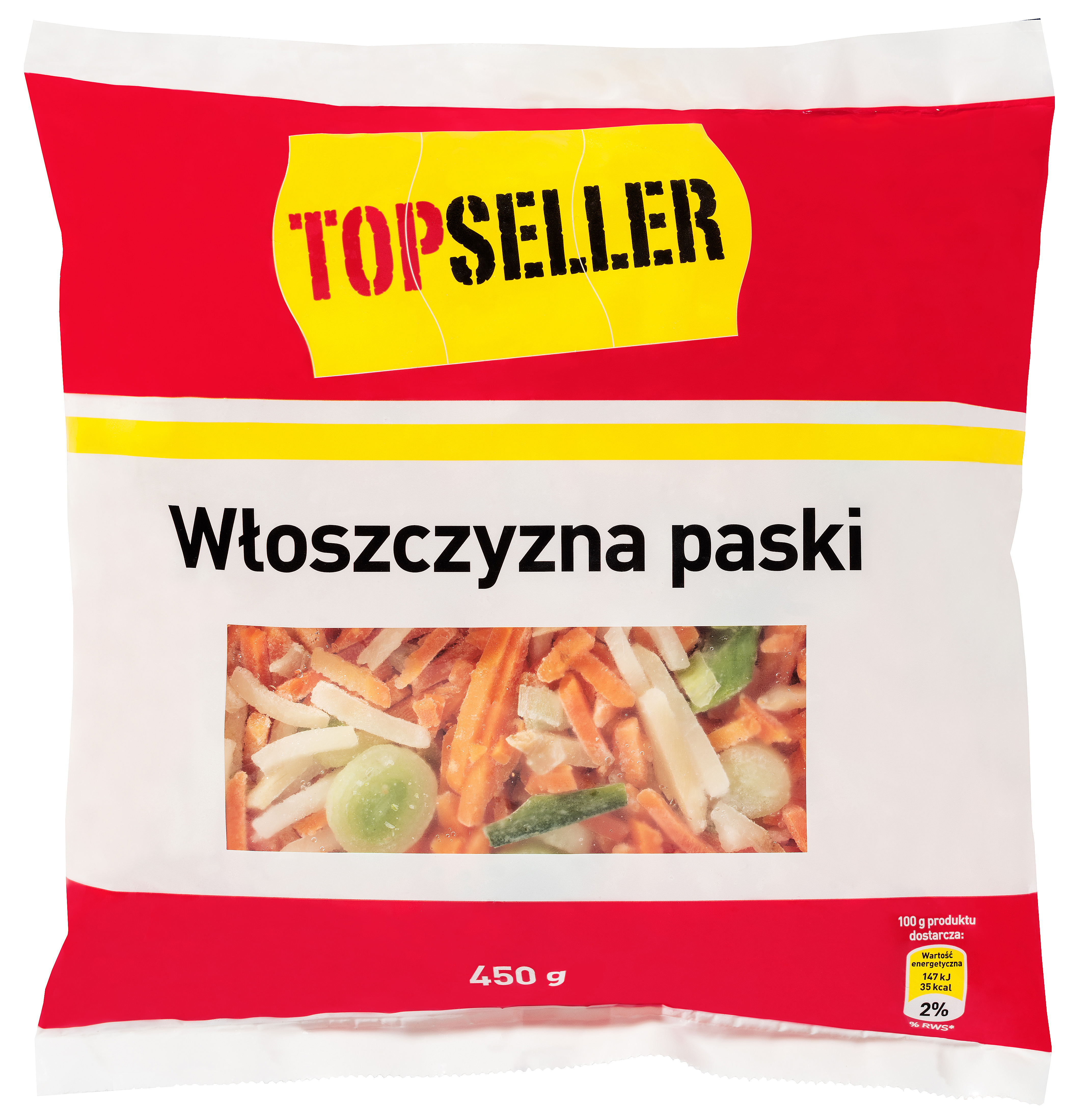 Topseller Włoszczyzna Paski 450 G