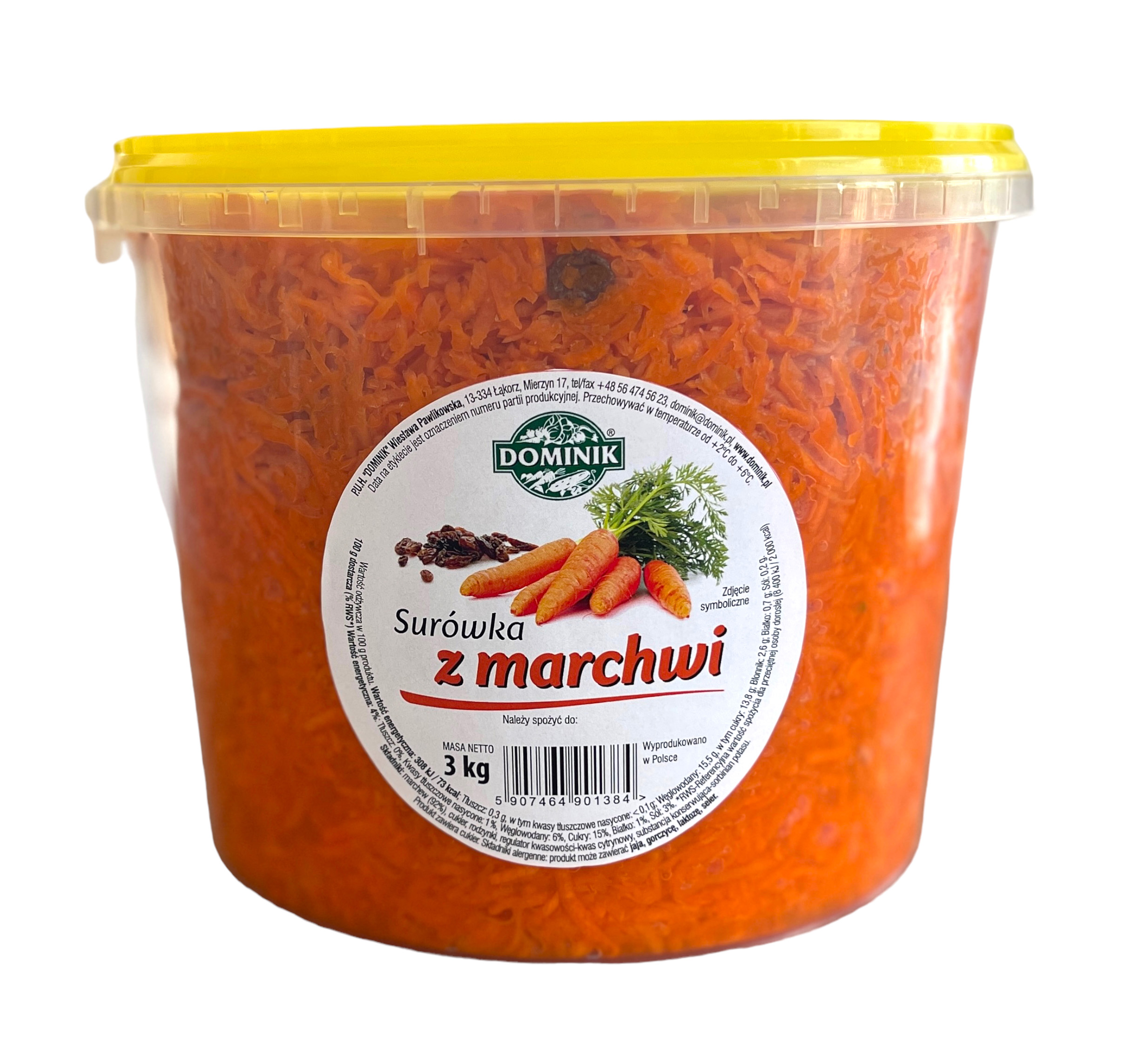 Surówka Z Marchwi Polska 3Kg Dominik