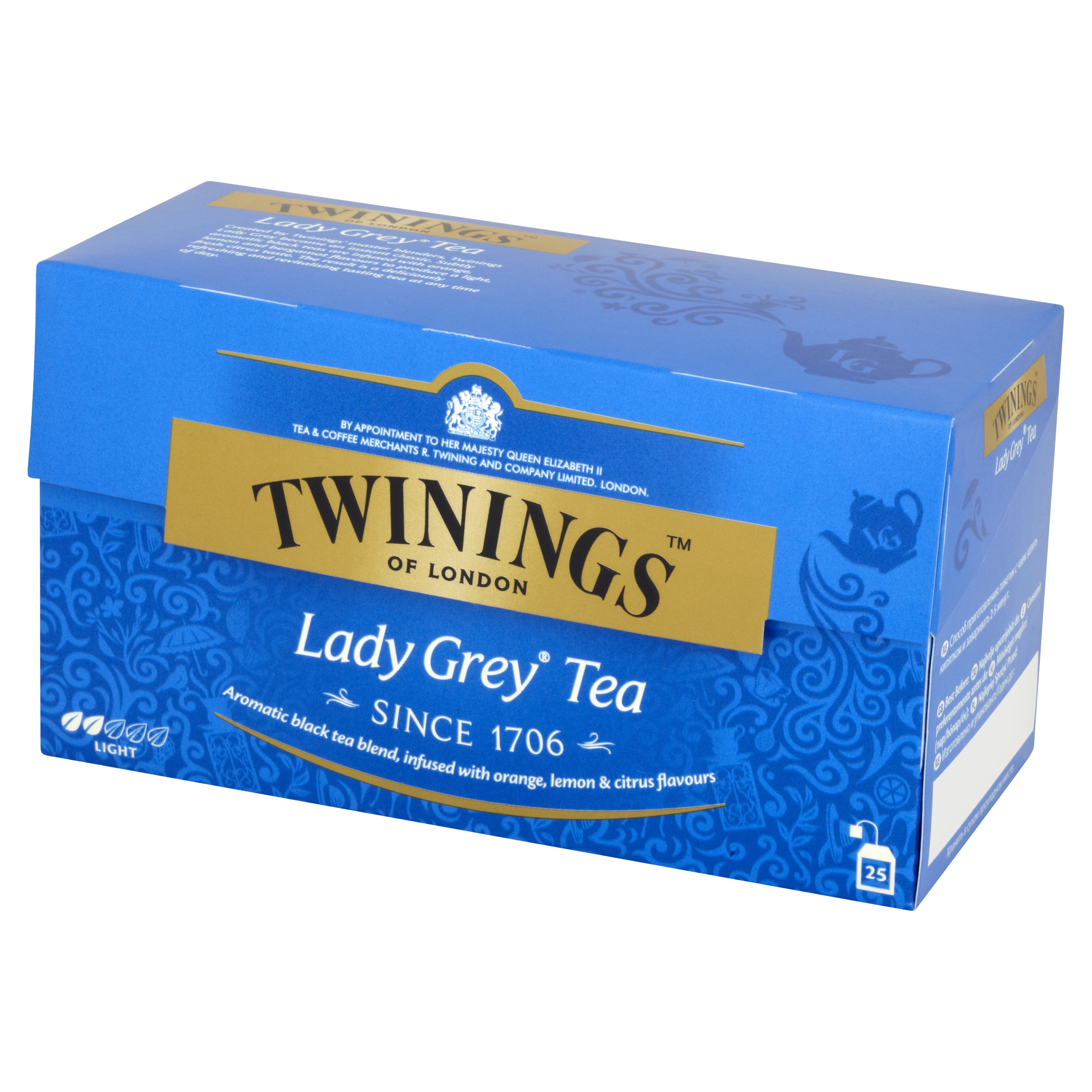 Twinings Herbata Czarna Aromatyzowana Lady Grey (25 Saszetek)