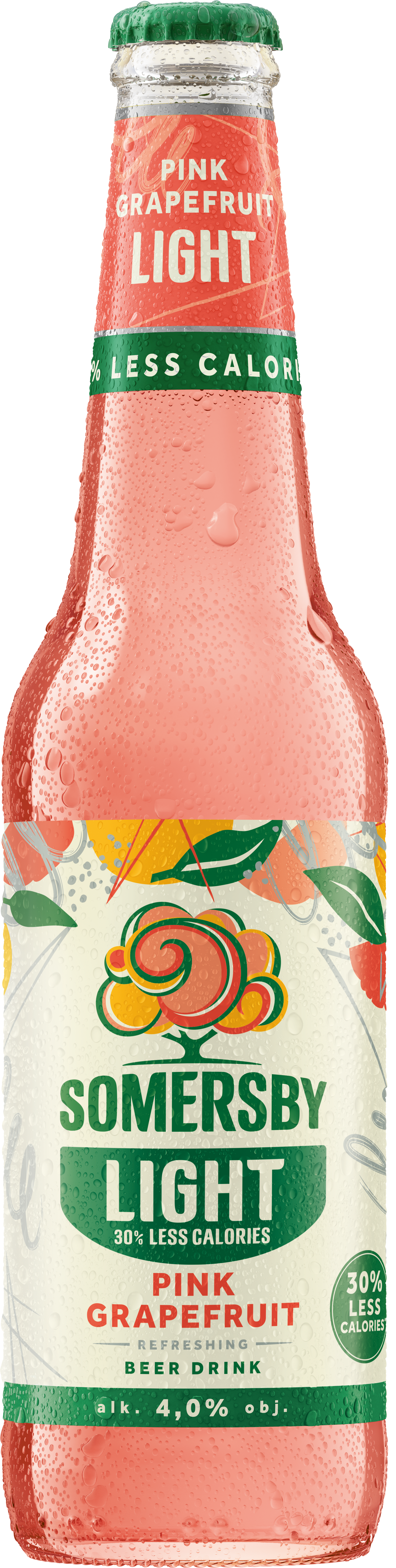 Somersby Pink Grapefruit Light 4,0% 400 Ml, Butelka Bezzwrotna