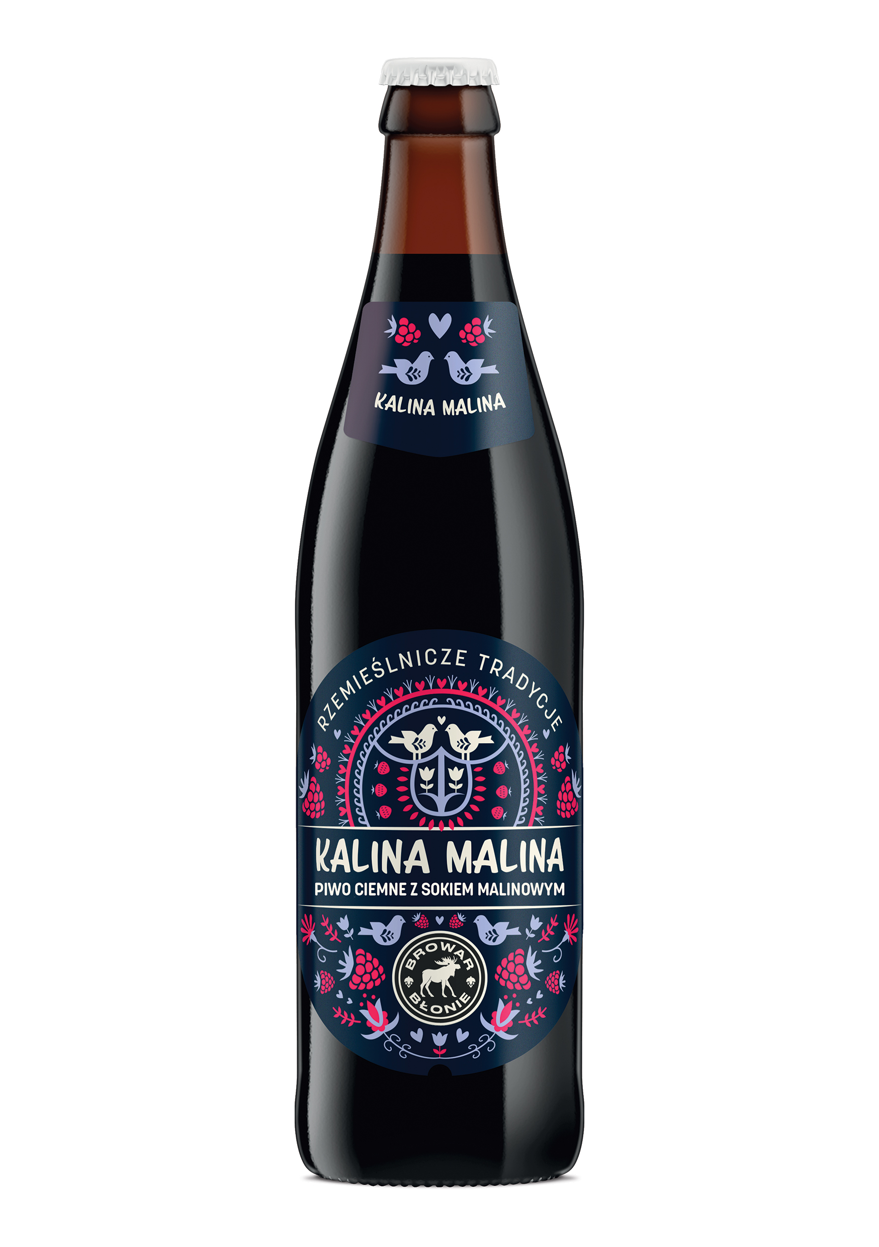 Kalina Malina Piwo 4,5% Butelka Bezzwrotna 500 Ml