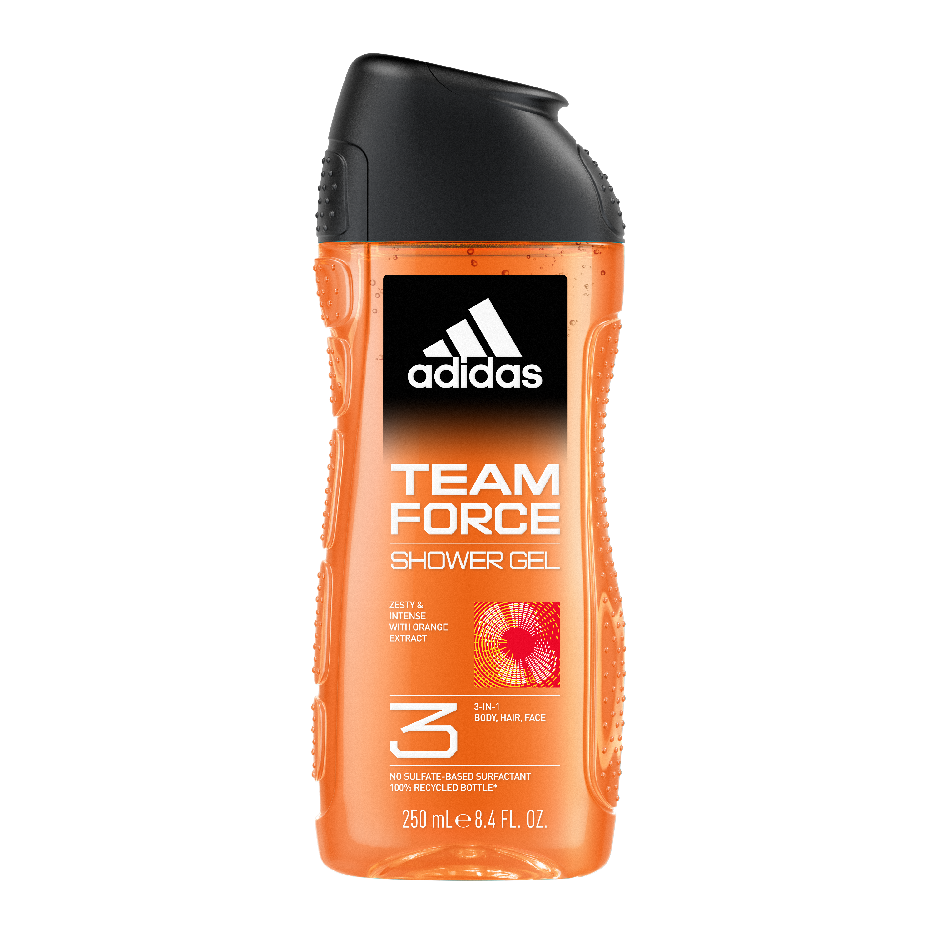 Adidas Team Force Żel Pod Prysznic 3 W 1 Dla Mężczyzn, 250 Ml