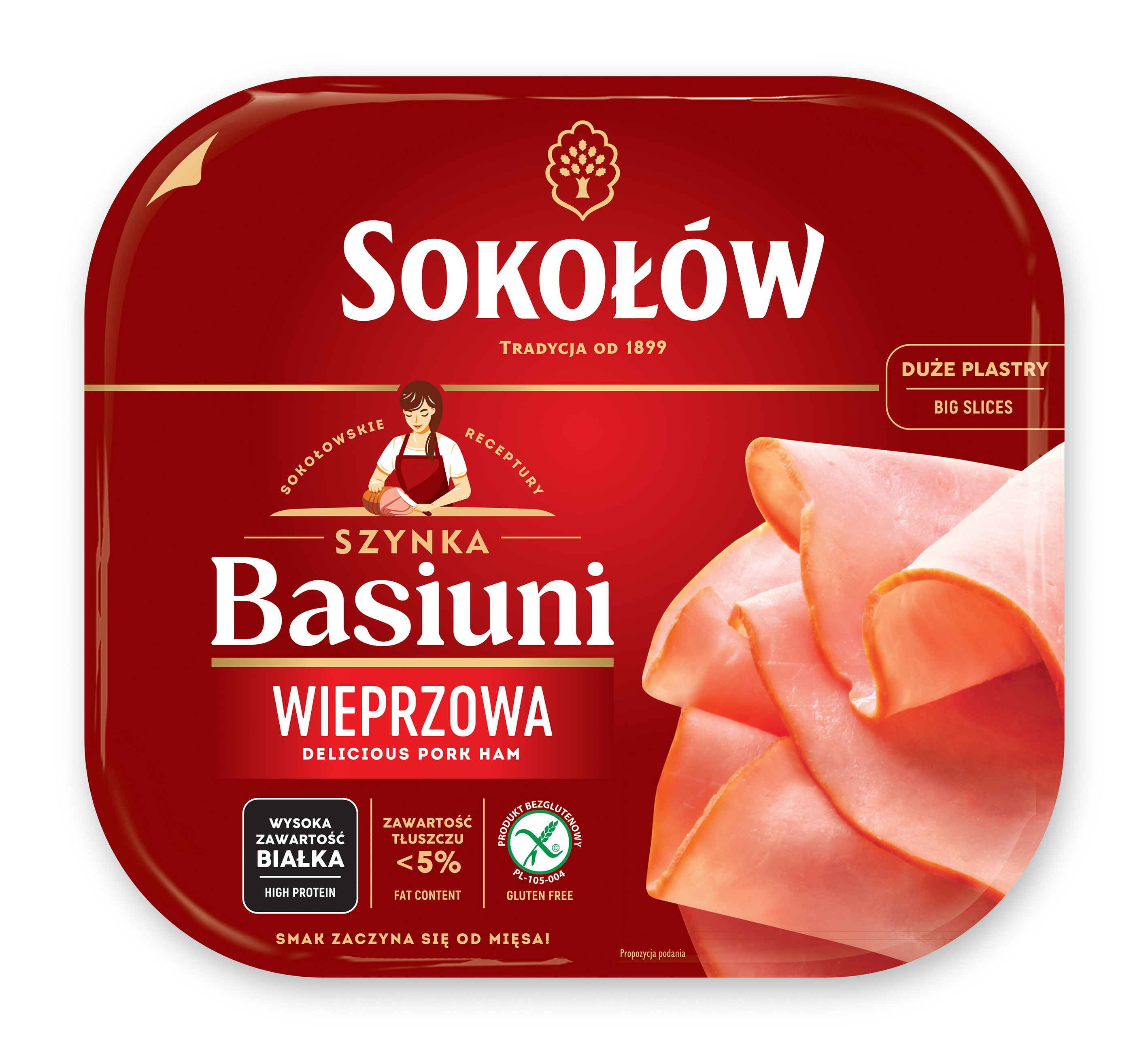 Szynka Basiuni 500G Sokołów