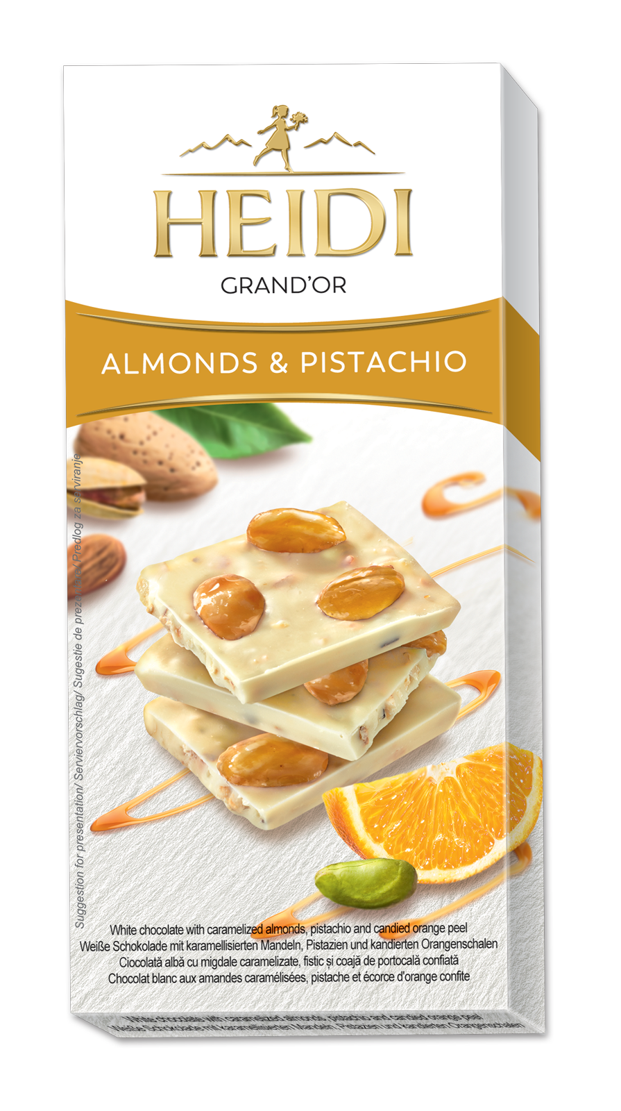 Heidi Grand'Or Almonds & Pistachio 100G