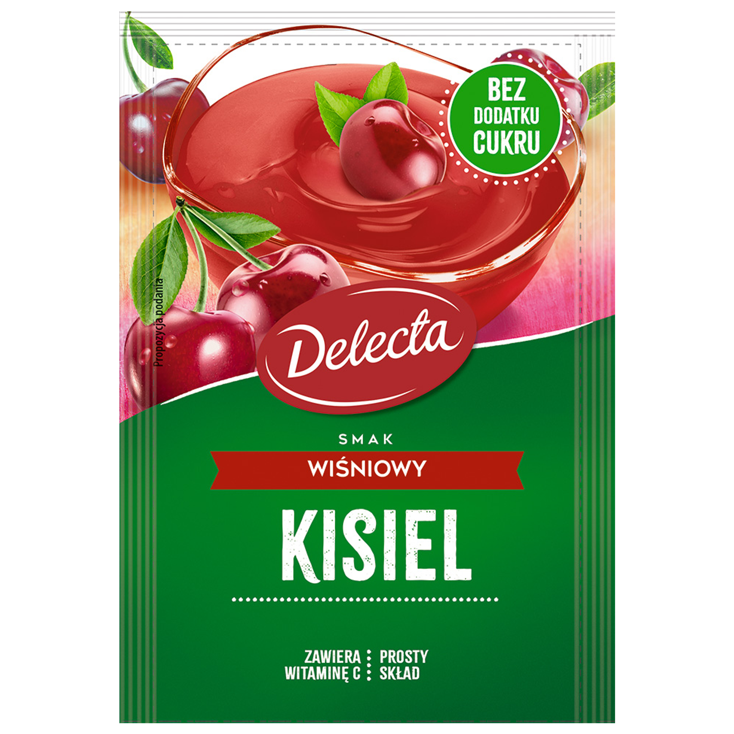 Kisiel Smak Wiśniowy 38G Delecta