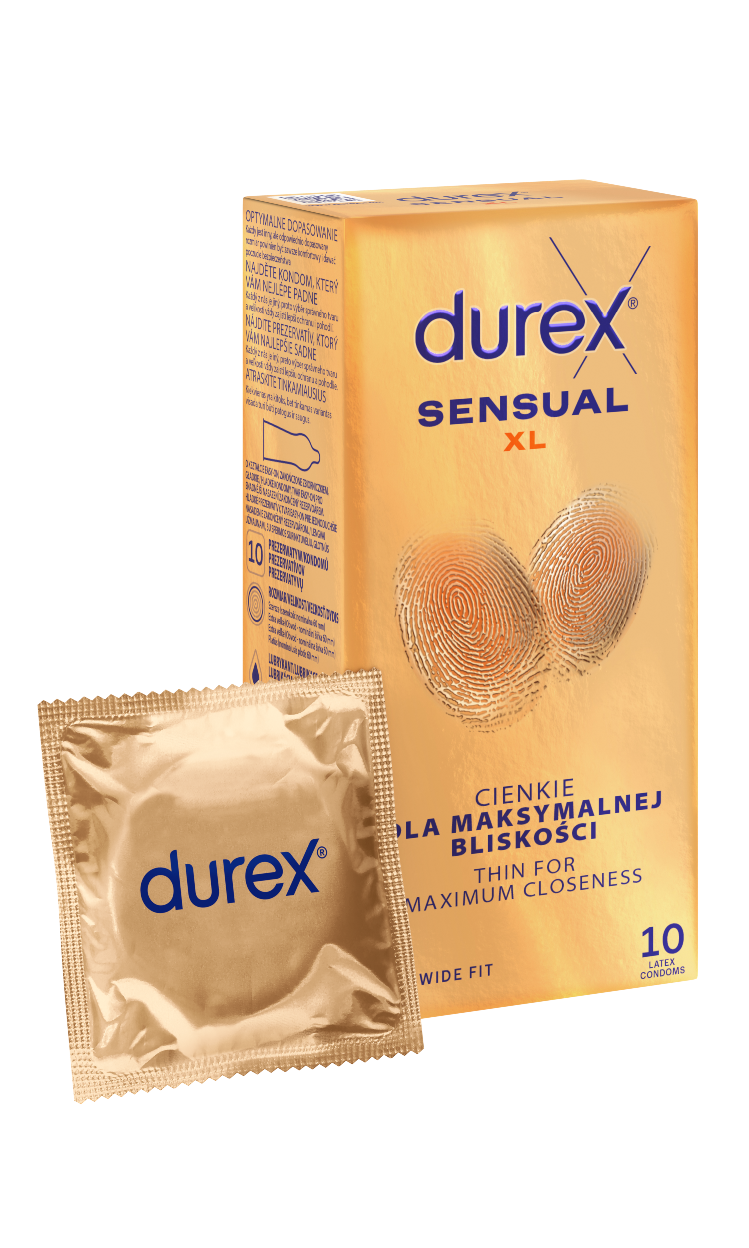 Durex Sensual Xl 10 Szt