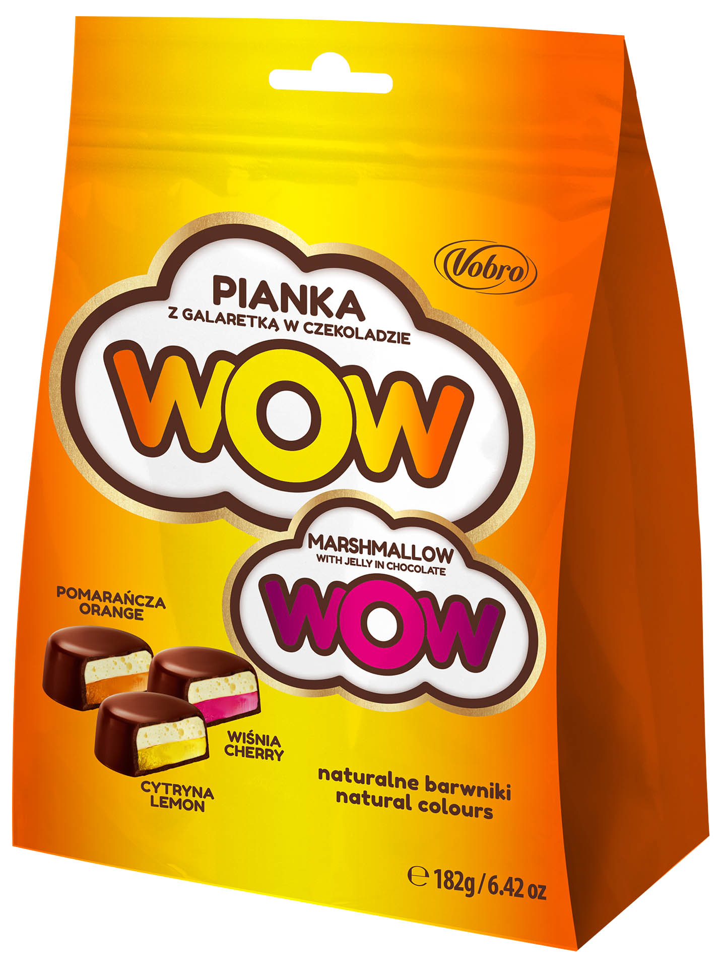Vobro Pianko - Galaretka Wow W Czekoladzie 182G