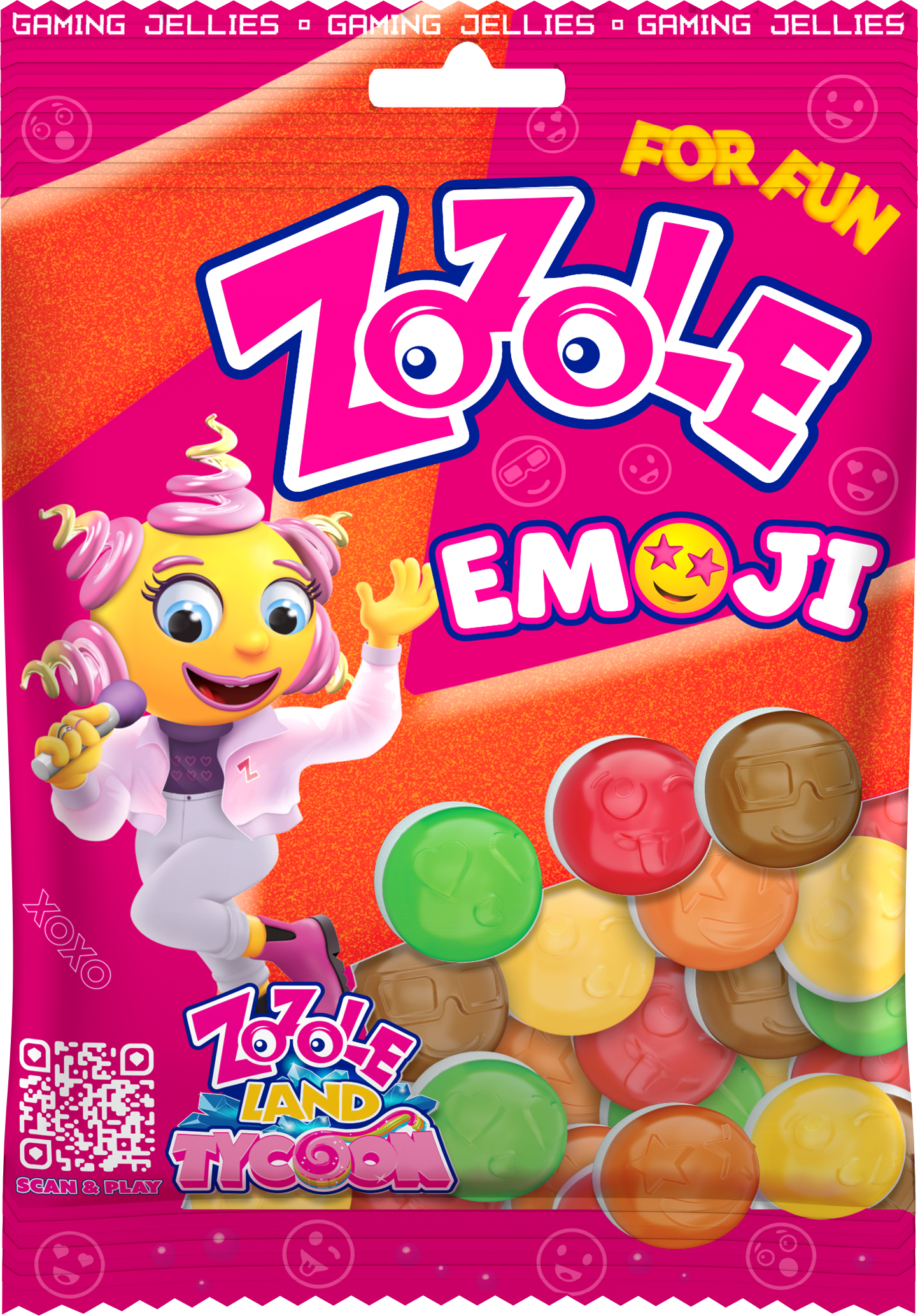 Żelki Zozole Emoji 75G Mieszko