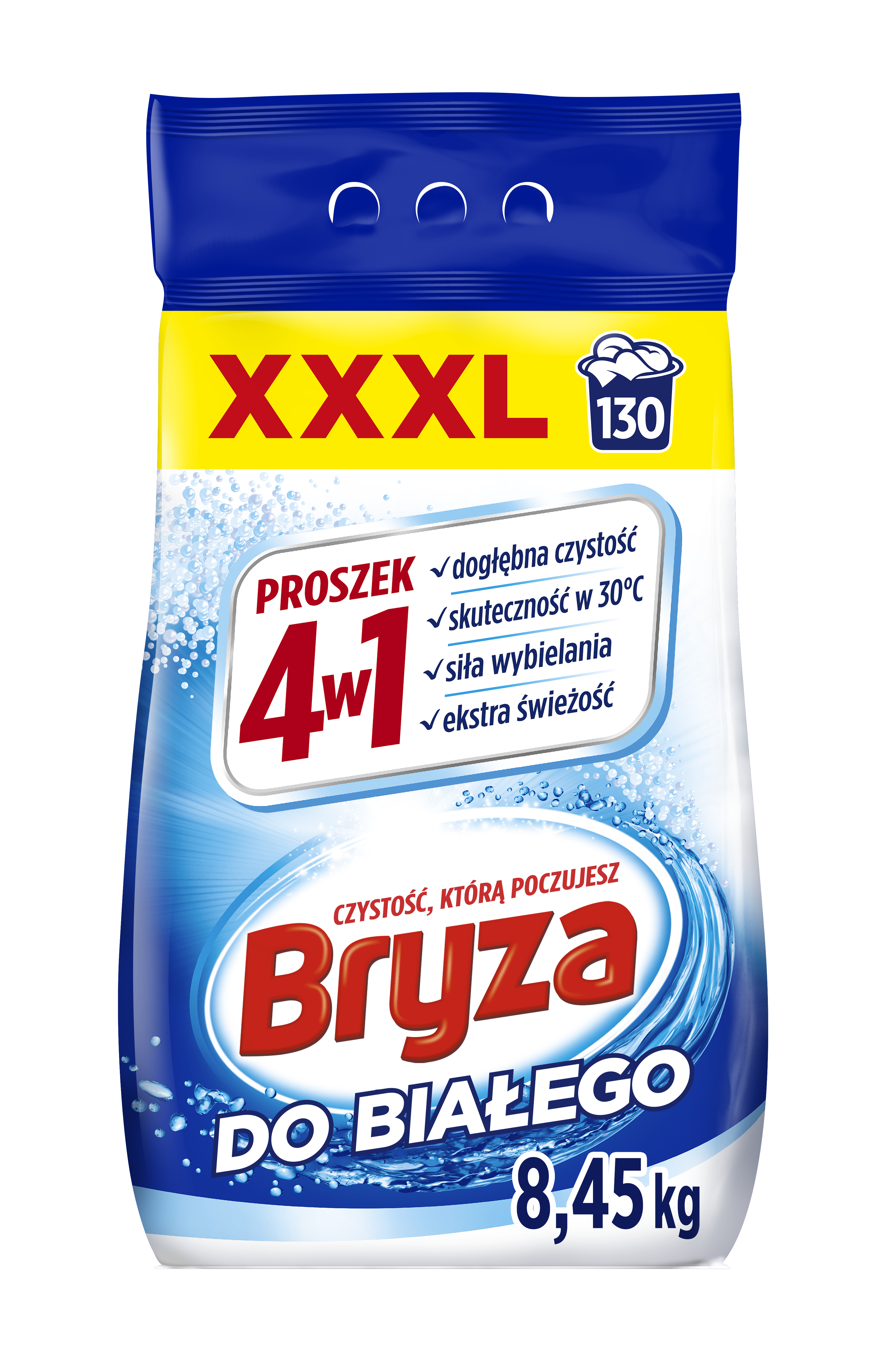 Bryza 4W1 Proszek White 8,45Kg / 130 Prań