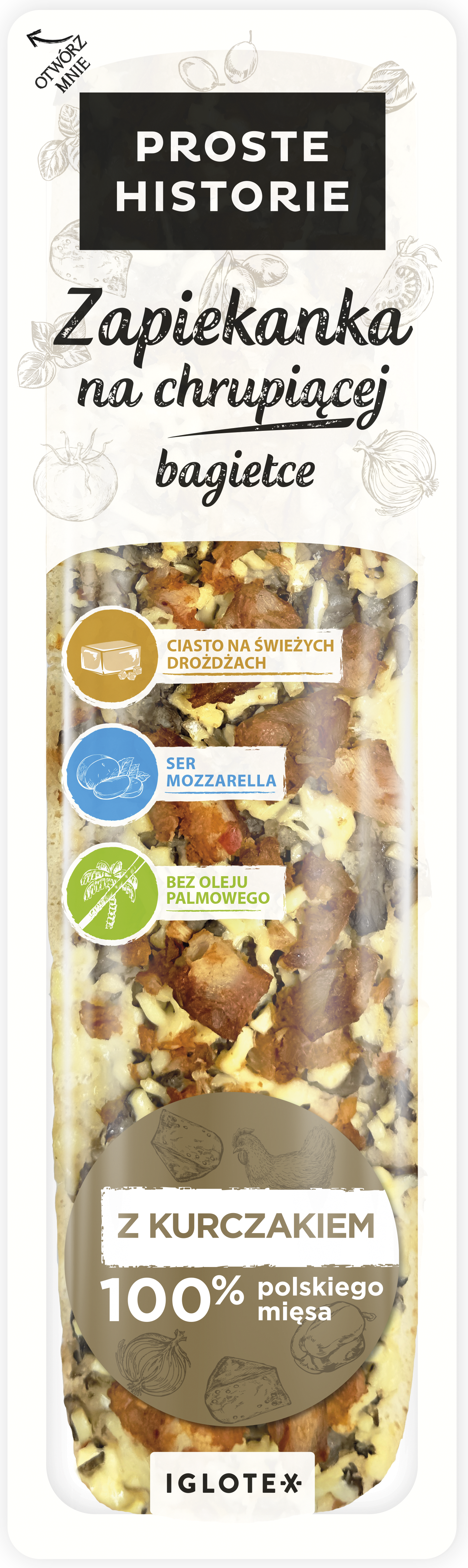 Zapiekanka Fresh Proste Historie Z Kurczakiem 255G.