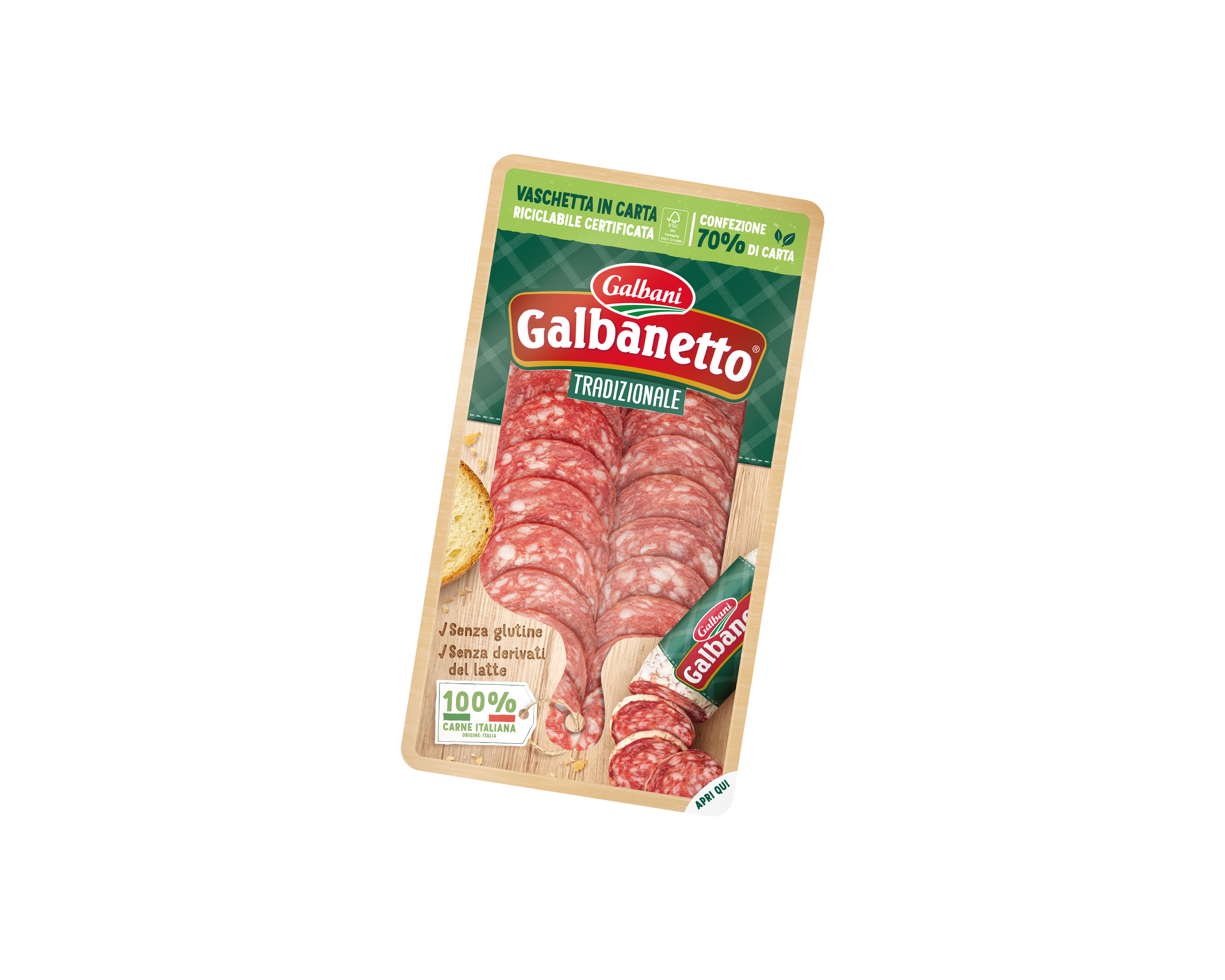 Salame Galbanetto Fette Tradizionale 60 G Galbani