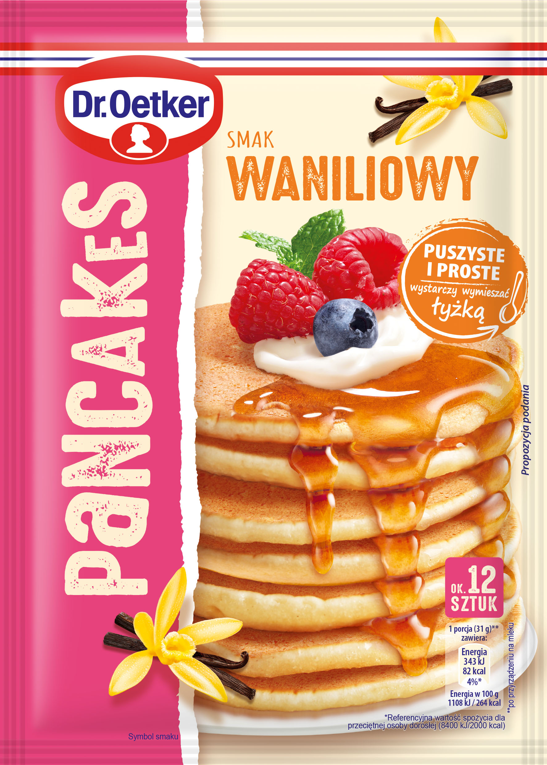 Dr. Oetker Pancakes Smak Waniliowy 170 G