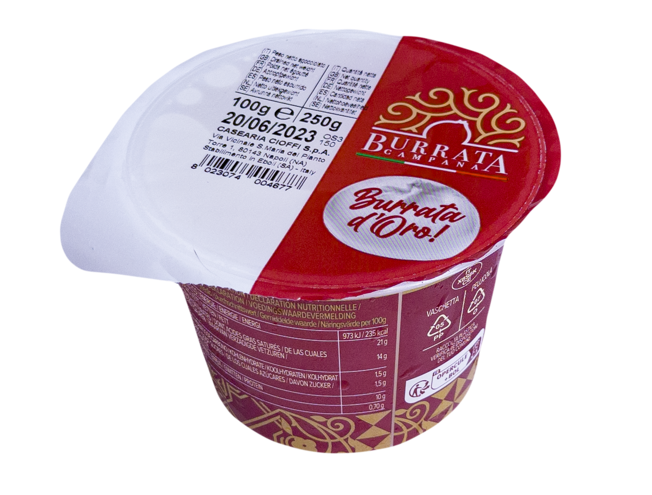Cioffi Burrata 100G