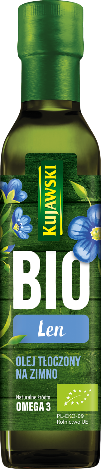 Kujawski Bio Olej Z Lnu Tłoczony Na Zimno 250 Ml