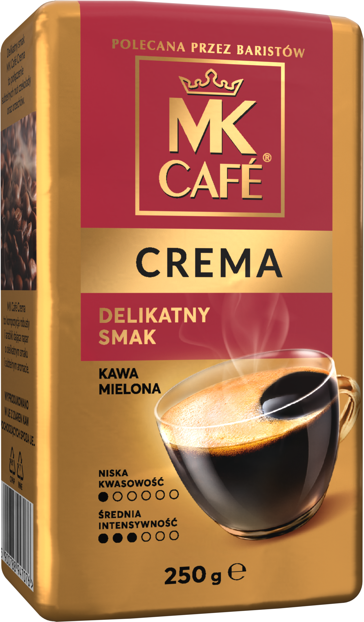 Kawa Mielona Mk Cafe Crema 250G Vac